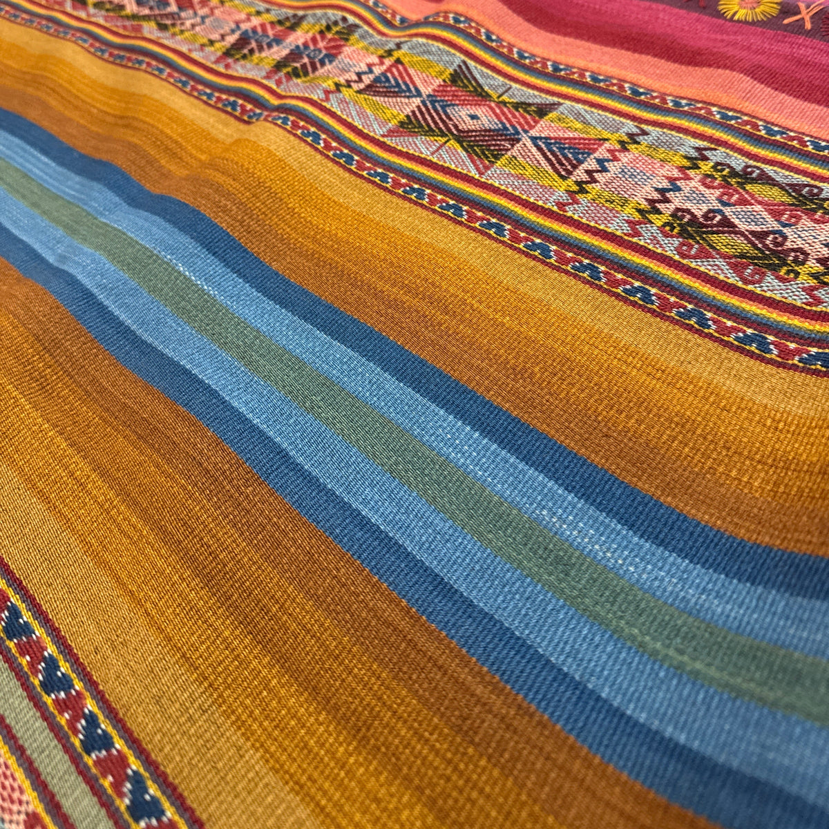 Handwoven Quispe Wool Throw Peru