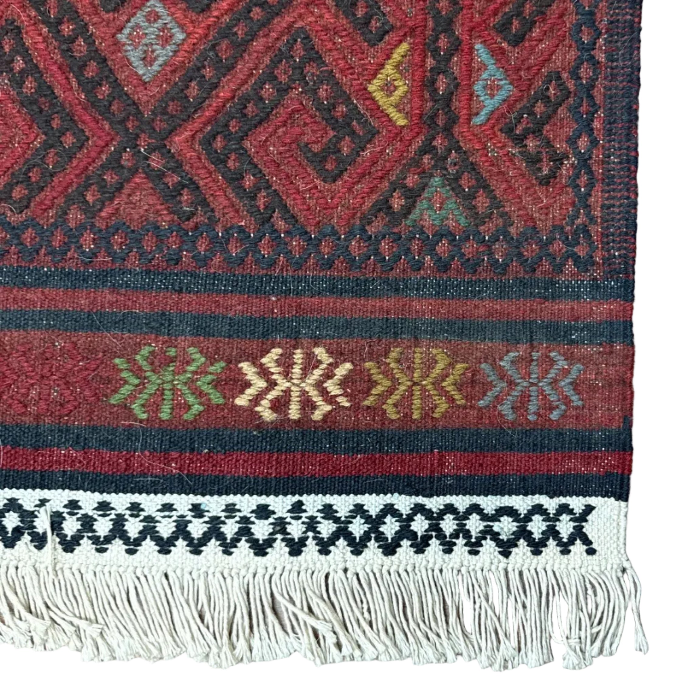 Handwoven Olami Kilim Afghanistan - 04