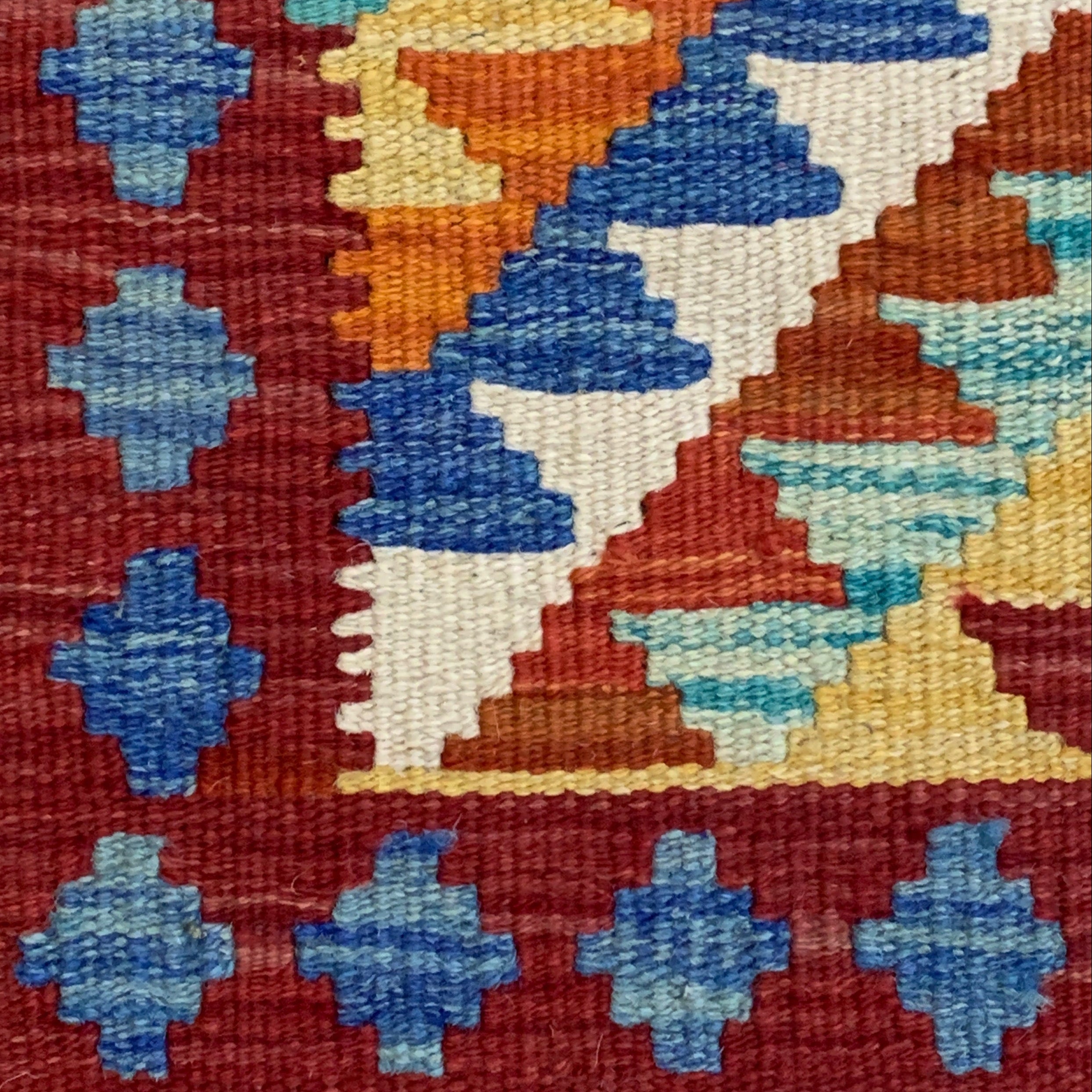 Handwoven Runner Kilim Afghanistan (3x7) - 024