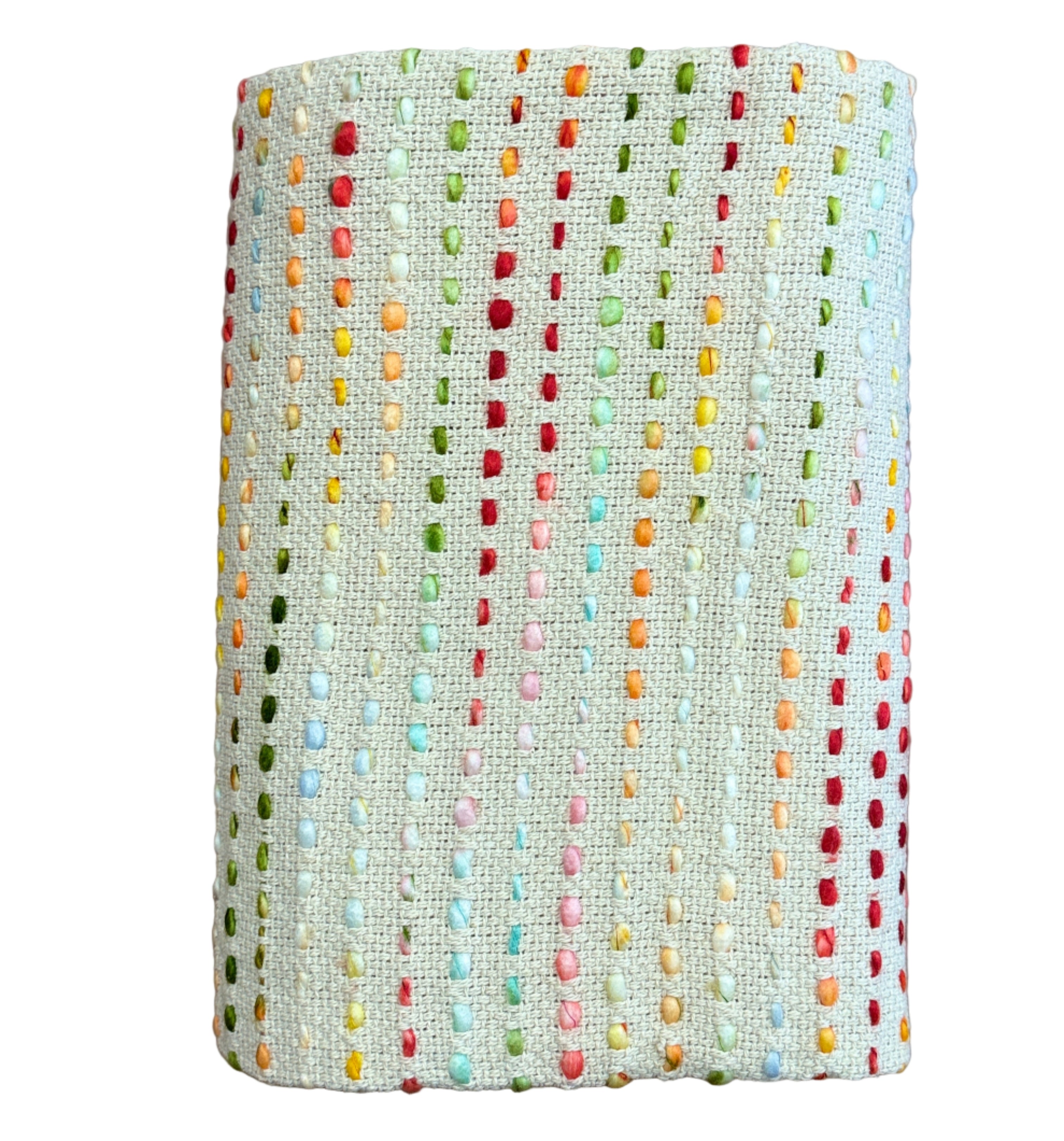 Handwoven Recycled Cotton Multicolor Throw India