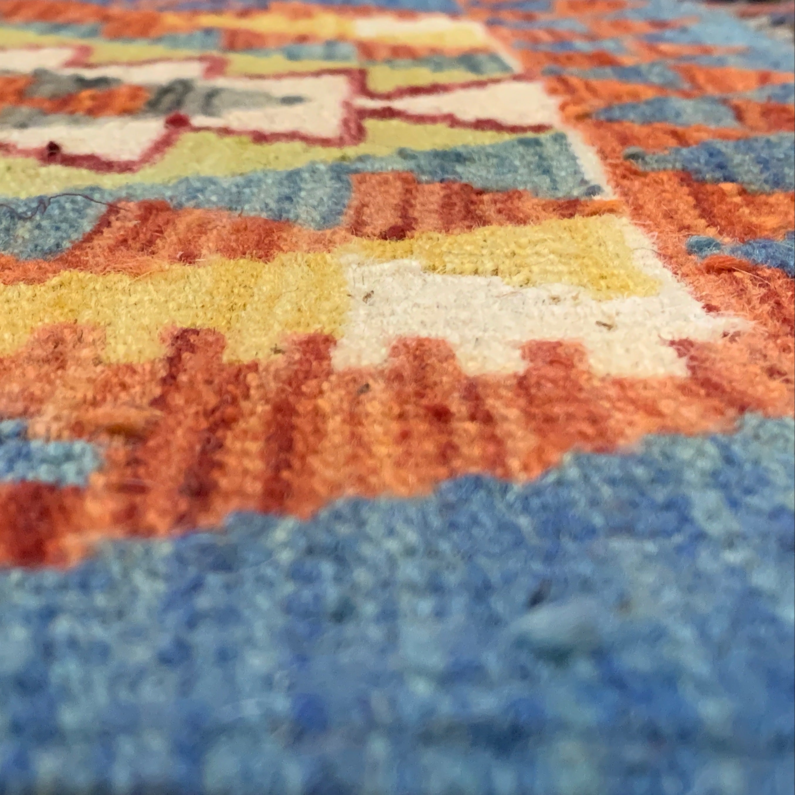 Handwoven Small Kilim Afghanistan (2x3) - 005
