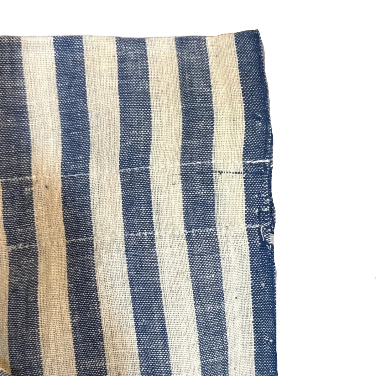 Handwoven Organic Cotton Indigo Awning Curtain Pair India