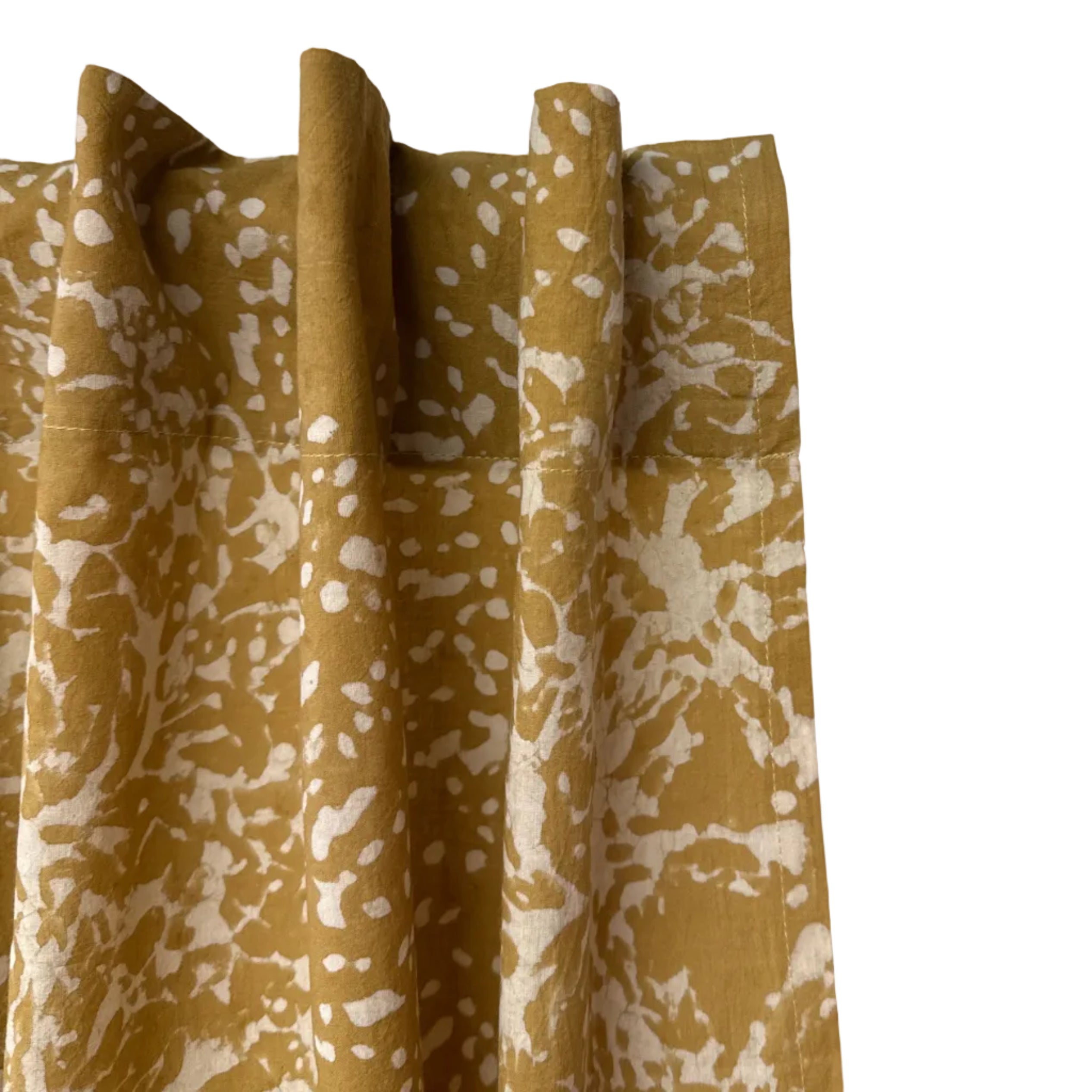 Handmade Cotton Yellow Trees Curtain India