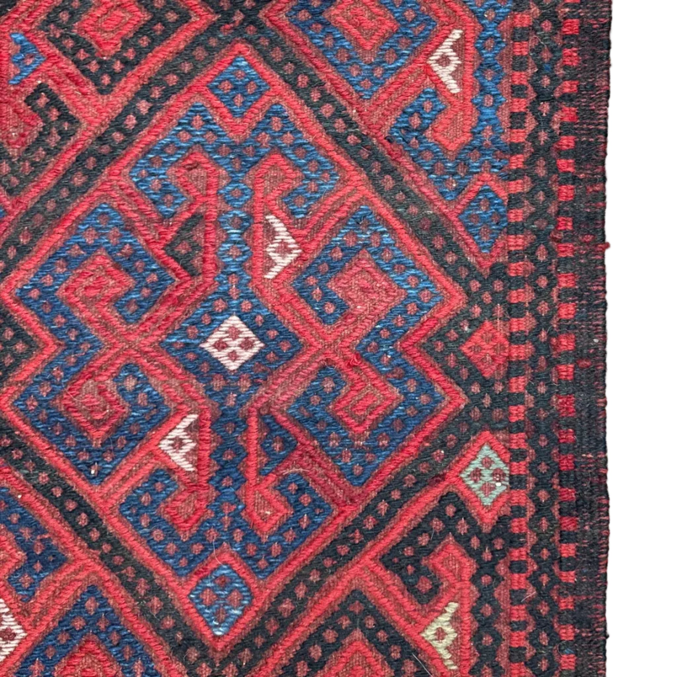 Handwoven Olami Kilim Afghanistan - 06
