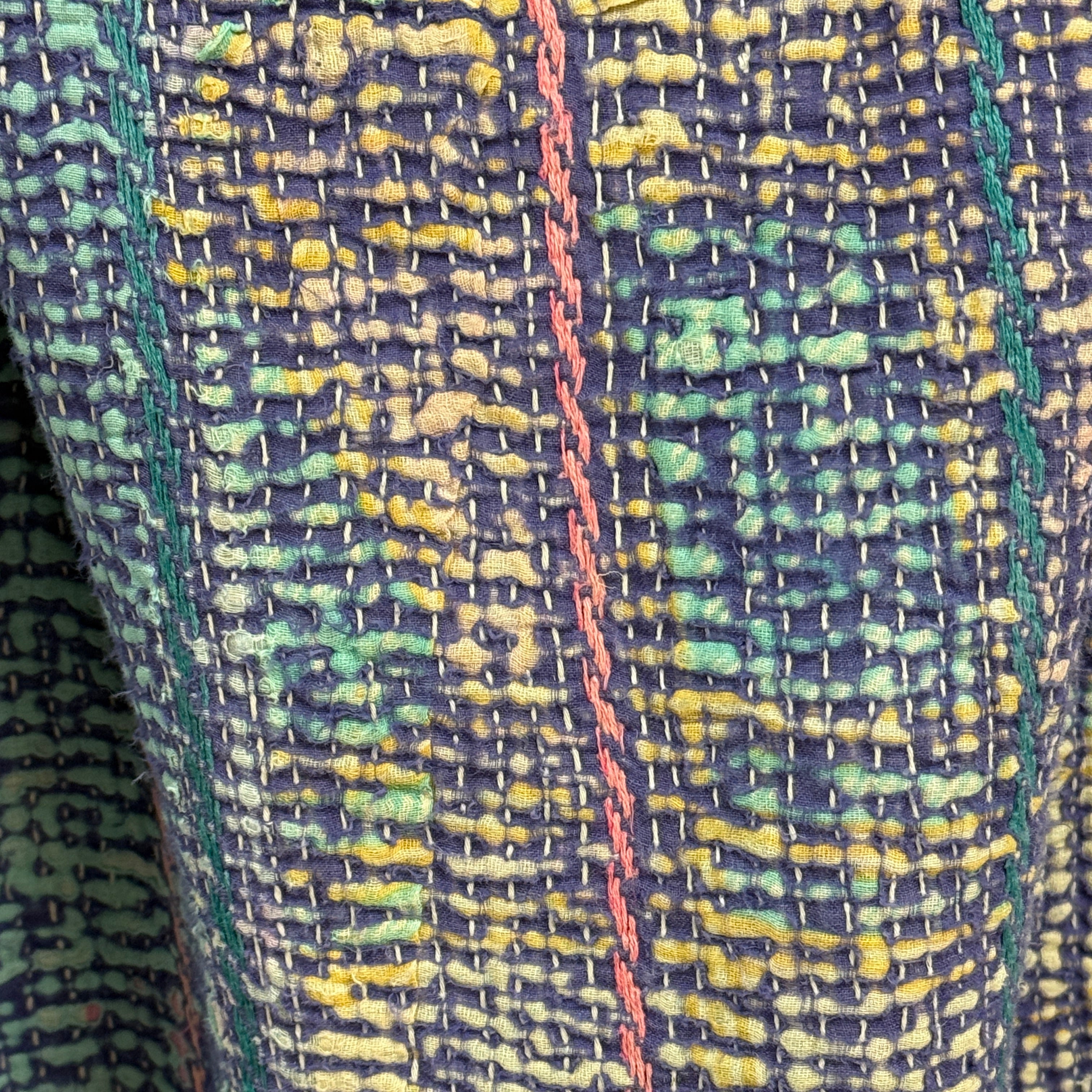 Handmade Cool Kantha Patchwork Quilt India