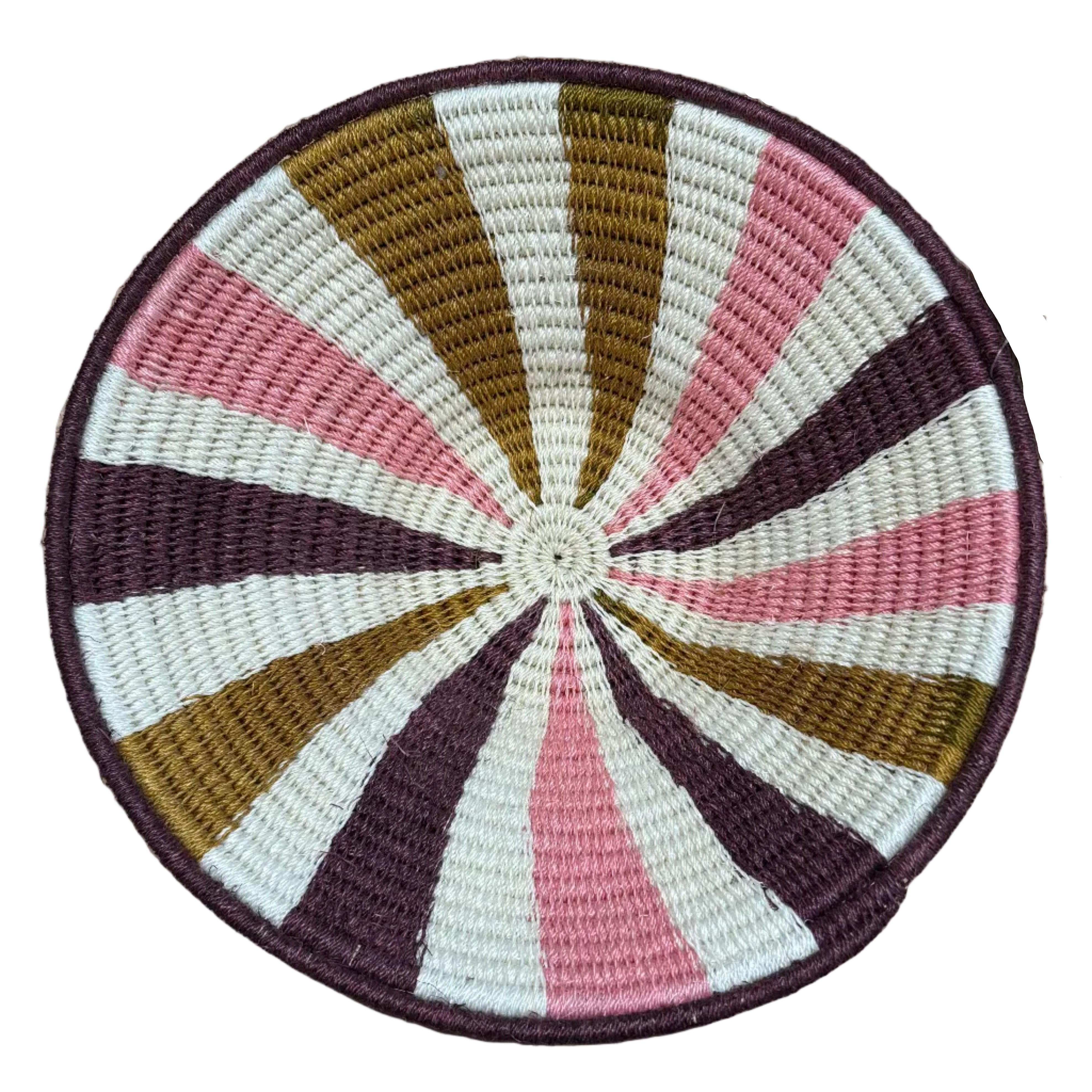 Natural Sisal Purple Basket Eswatini