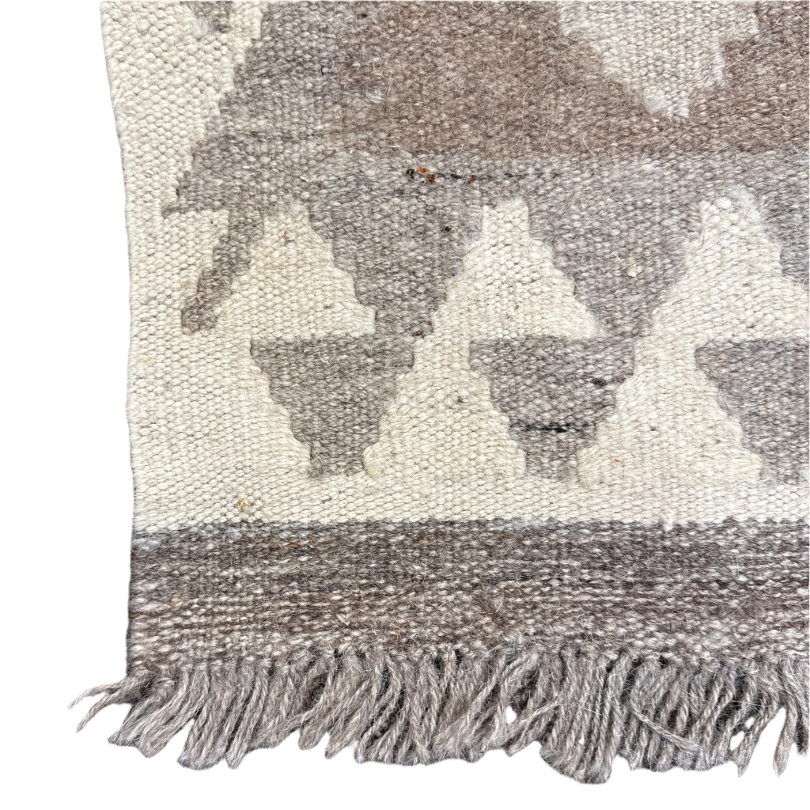 Handwoven Wool Kilim Large Rug Afghanistan (5x7) - 013