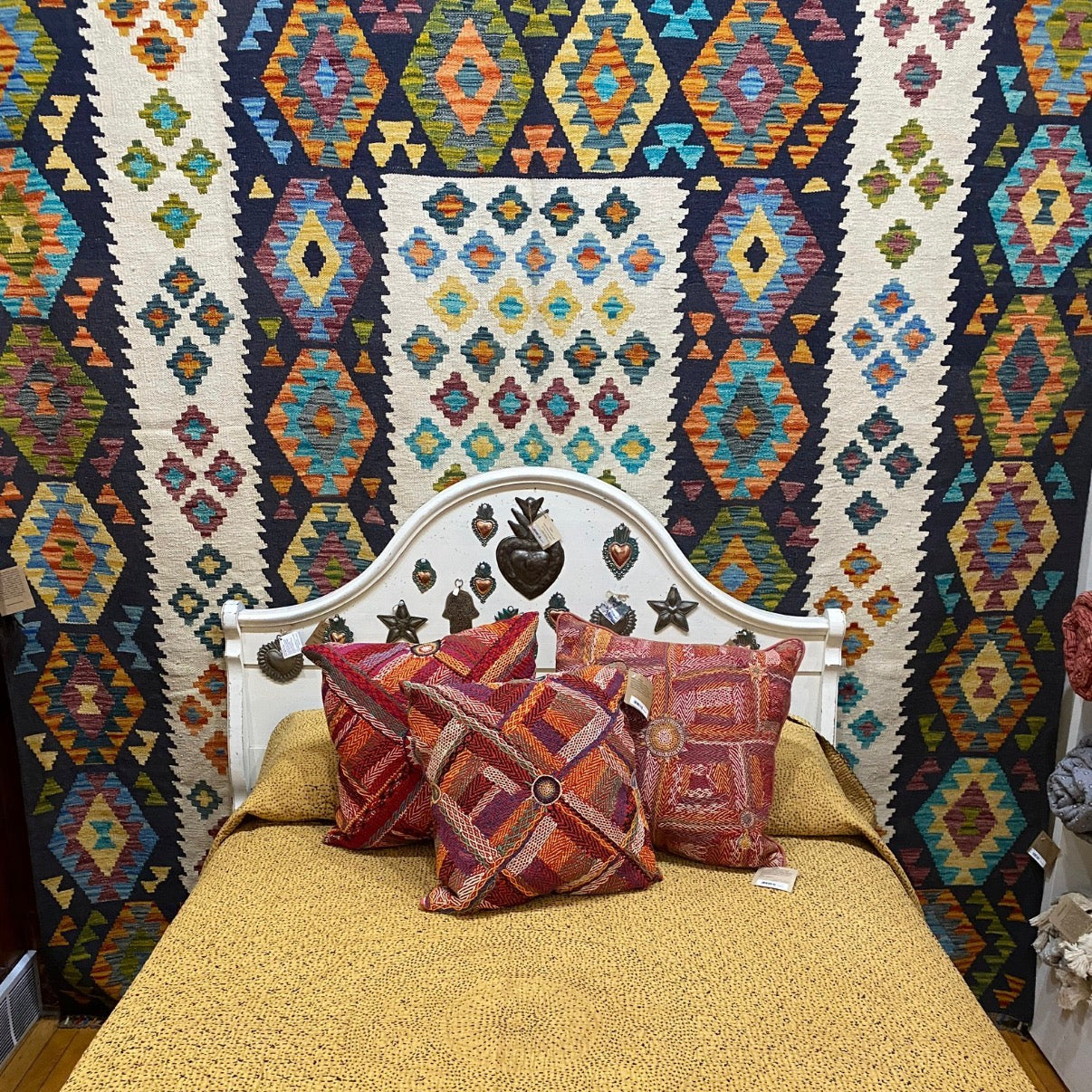 Handwoven Large Kilim Afghanistan (8x10) - 029