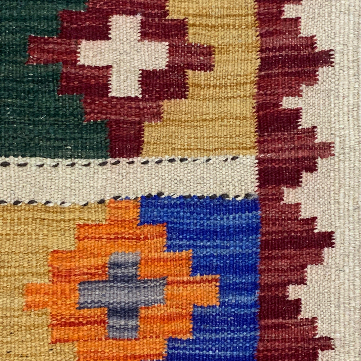 Handwoven Small Kilim Afghanistan (3x10) - 007