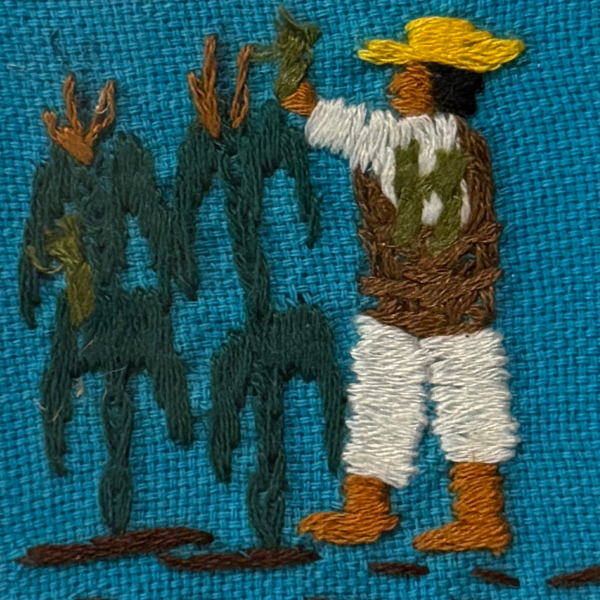 Embroidered Small Harvest Frame Mexico