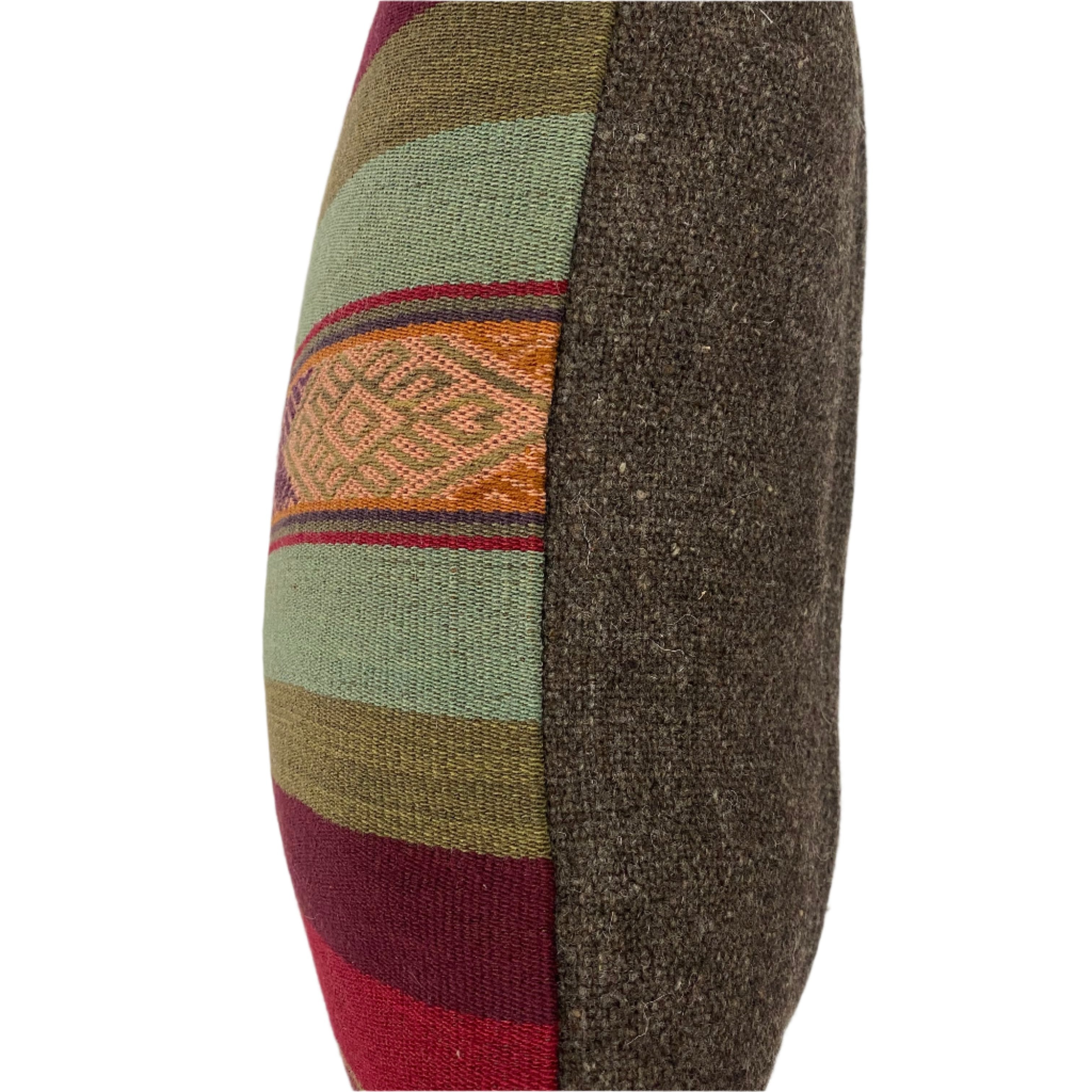 Handwoven Wool Natural Dyed Pillow Peru (18x18) - Sallac