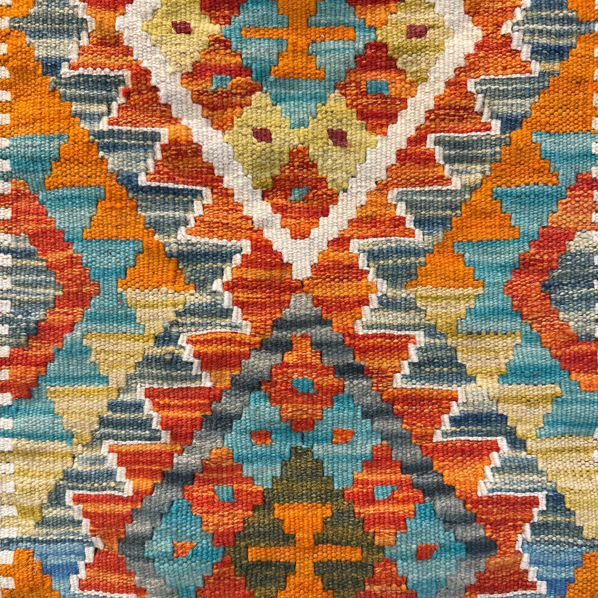 Handwoven Runner Kilim Afghanistan (2x6) - 076