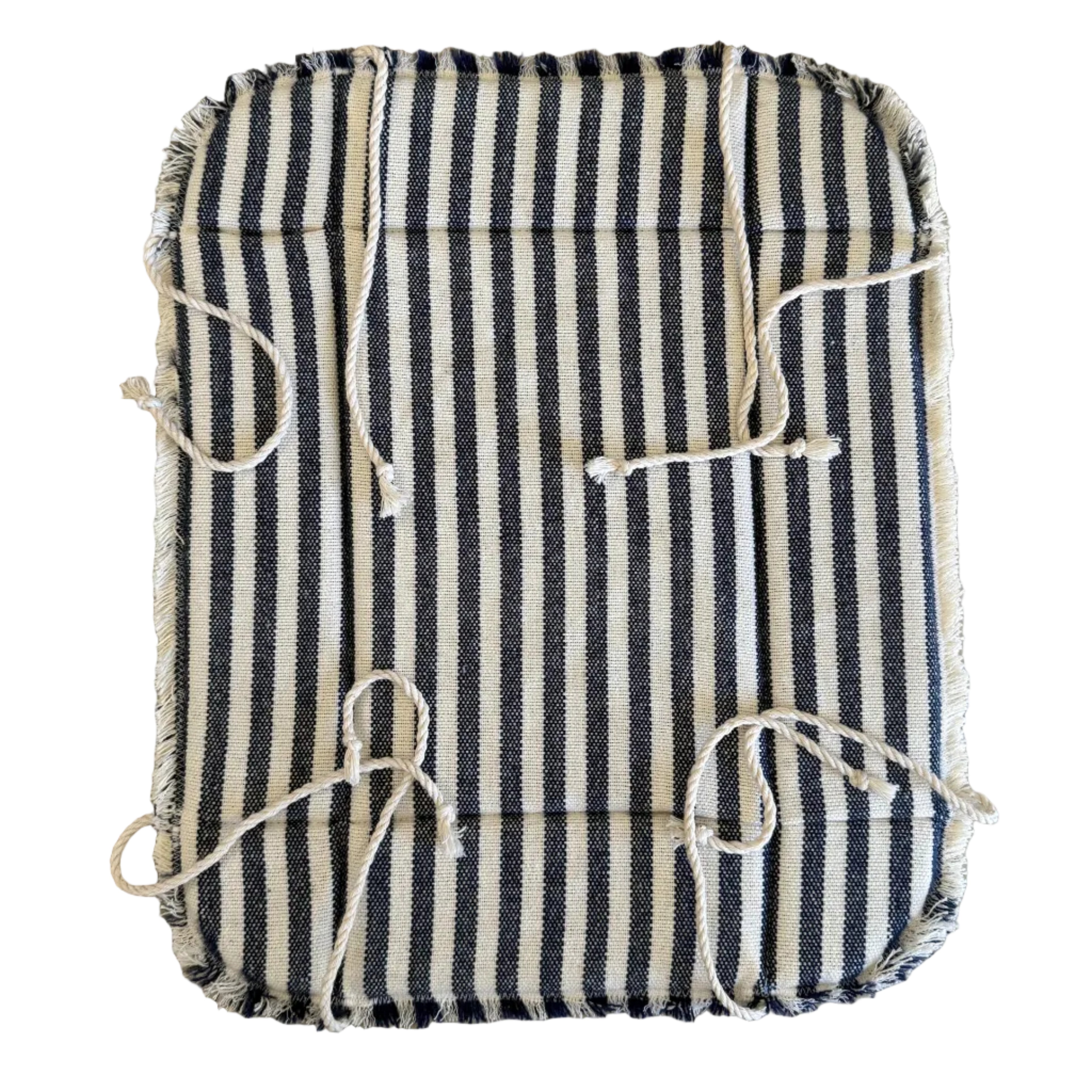 Handwoven Blue Cotton Bread Basket Mexico