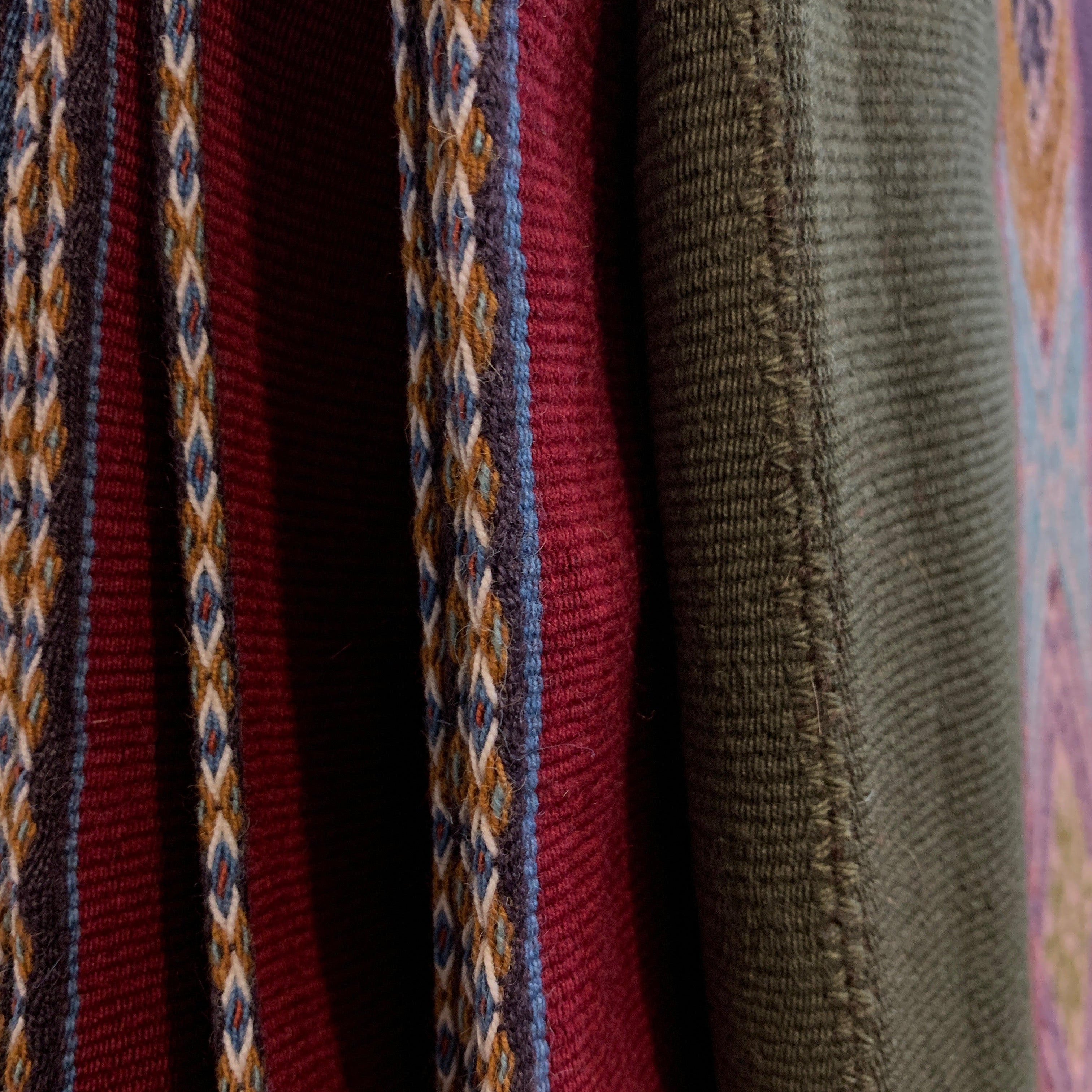 Handwoven Rosa Merino and Alpaca Throw Peru