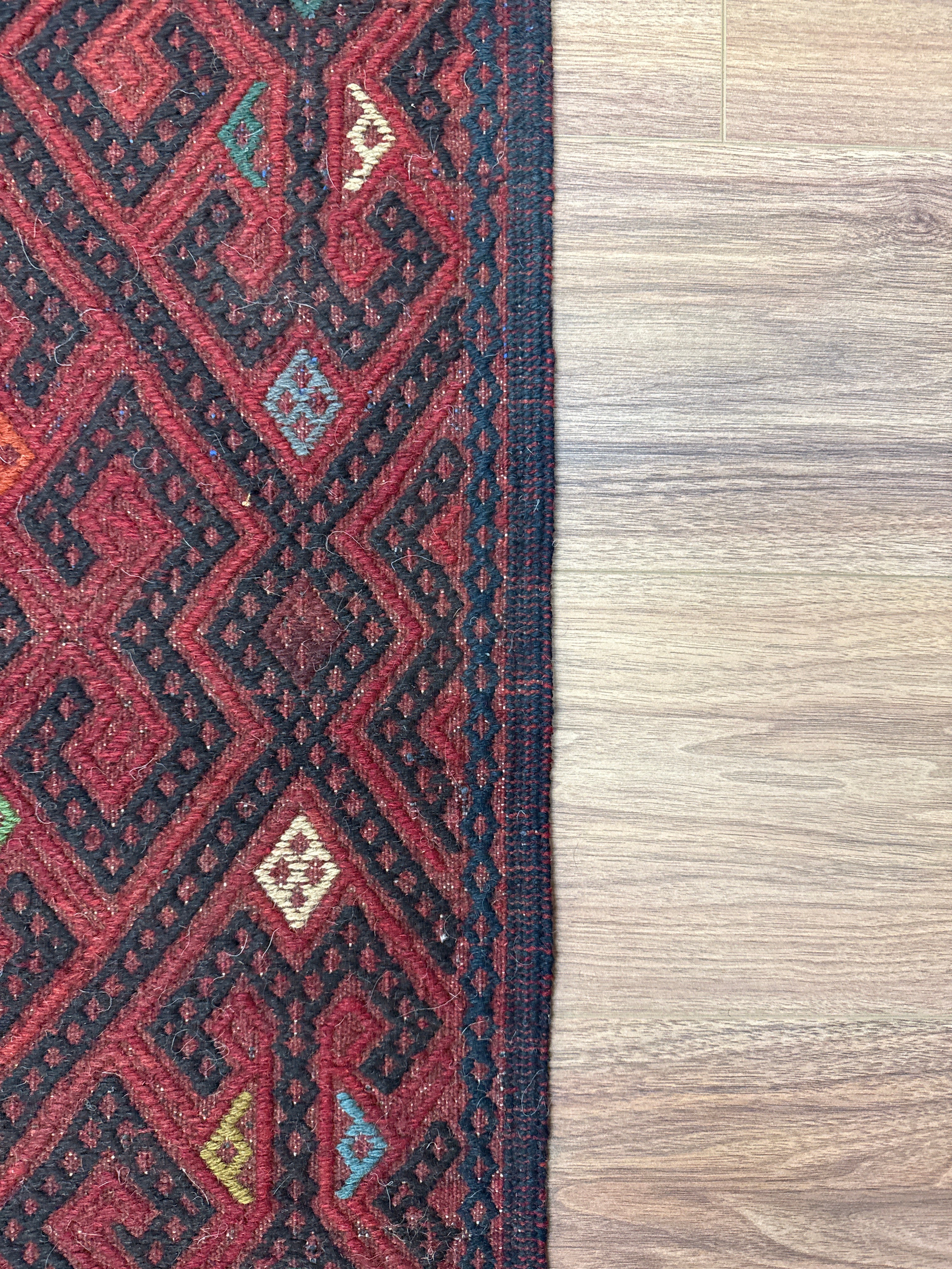 Handwoven Olami Kilim Afghanistan - 04