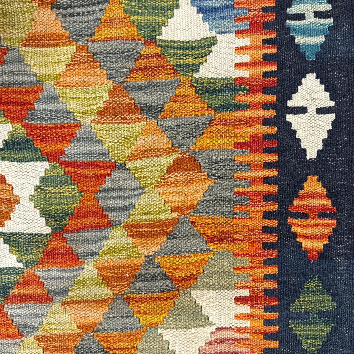 Handwoven Small Kilim Afghanistan (2.5x4) - 059