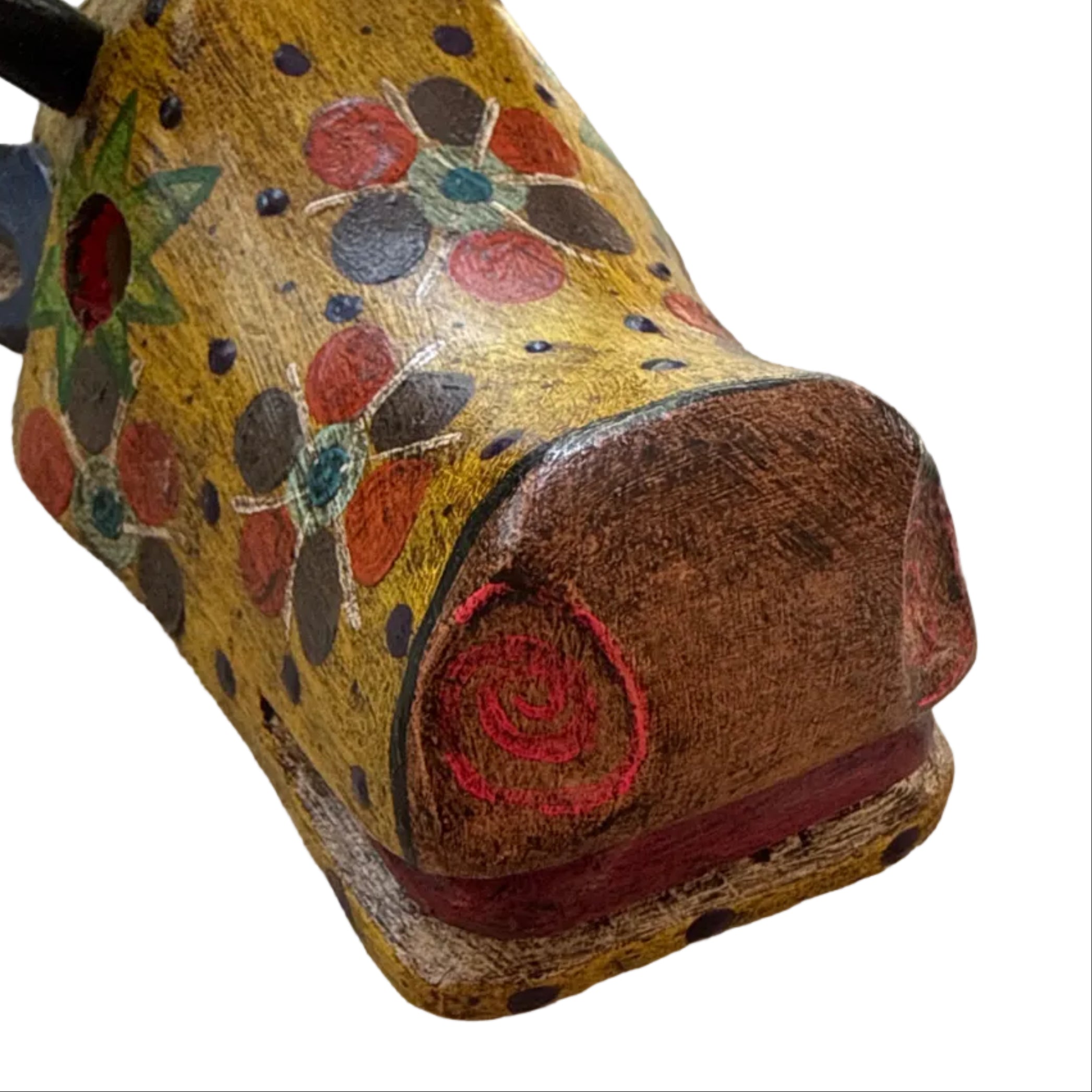 Wooden Giraffe Mask Small Guatemala