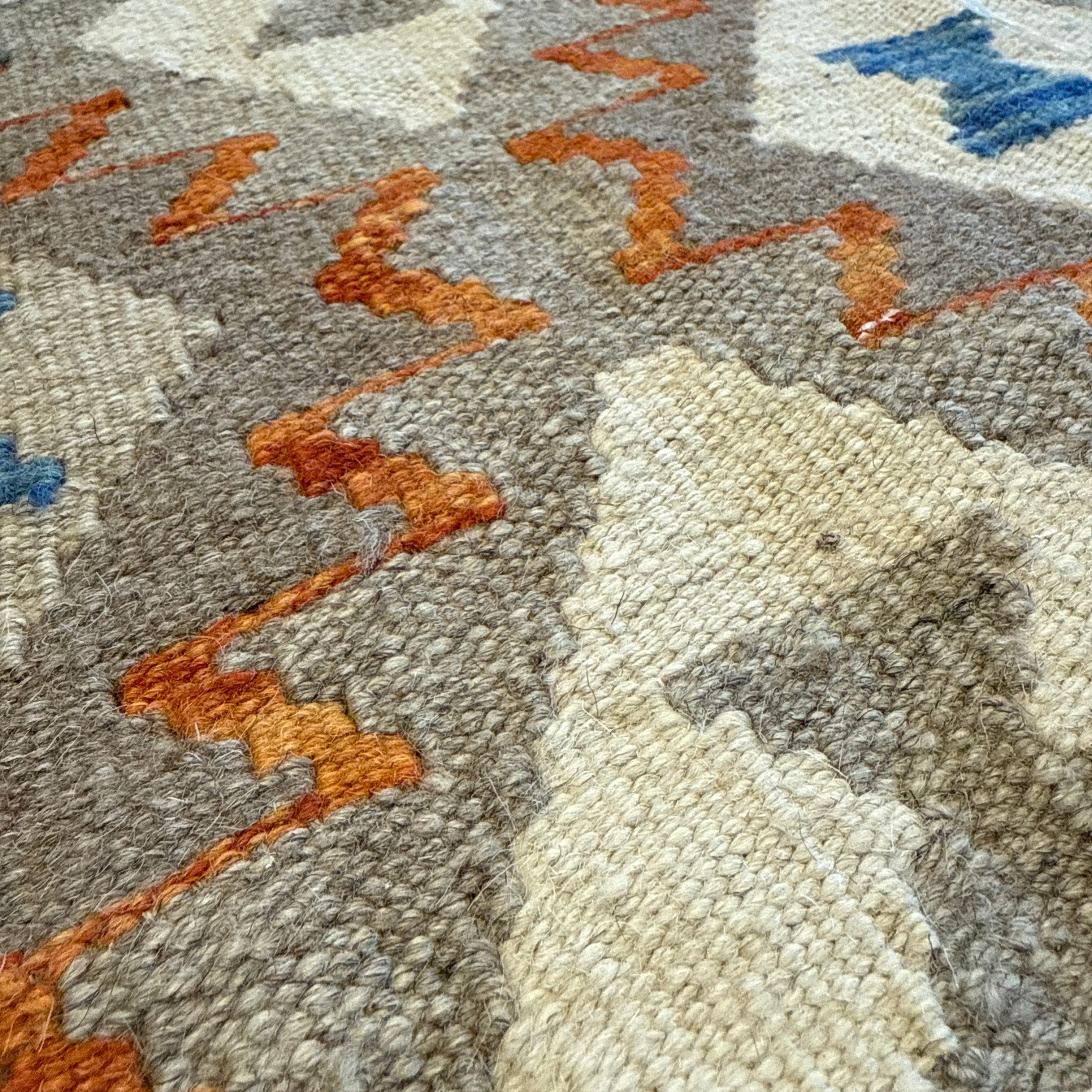 Handwoven Wool Kilim Small Rug Afghanistan (3x5) - 001