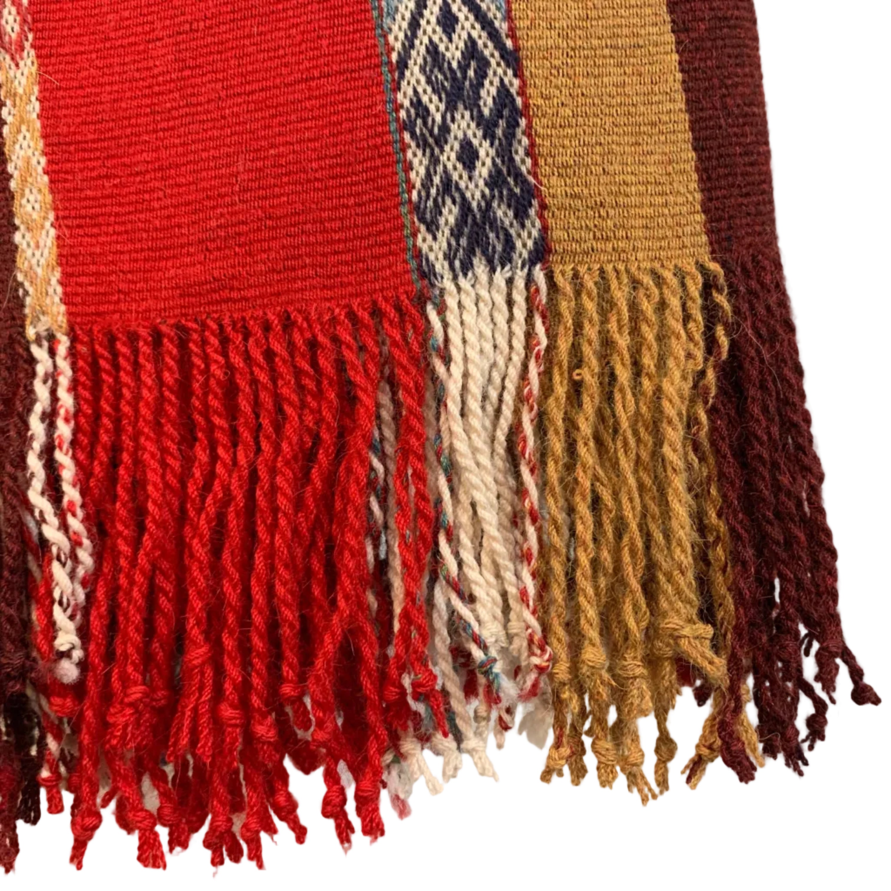Handwoven Colores Merino and Alpaca Throw Peru