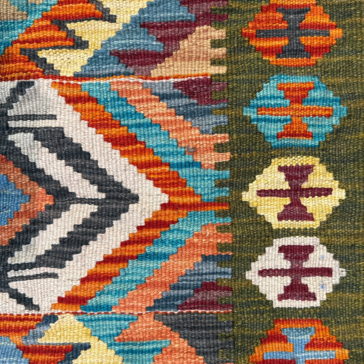 Handwoven Runner Kilim Afghanistan (2x5) - 077