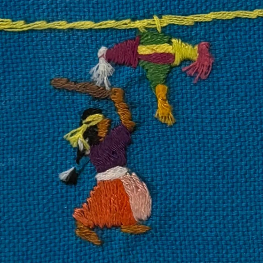 Embroidered Small Piñata Frame Mexico