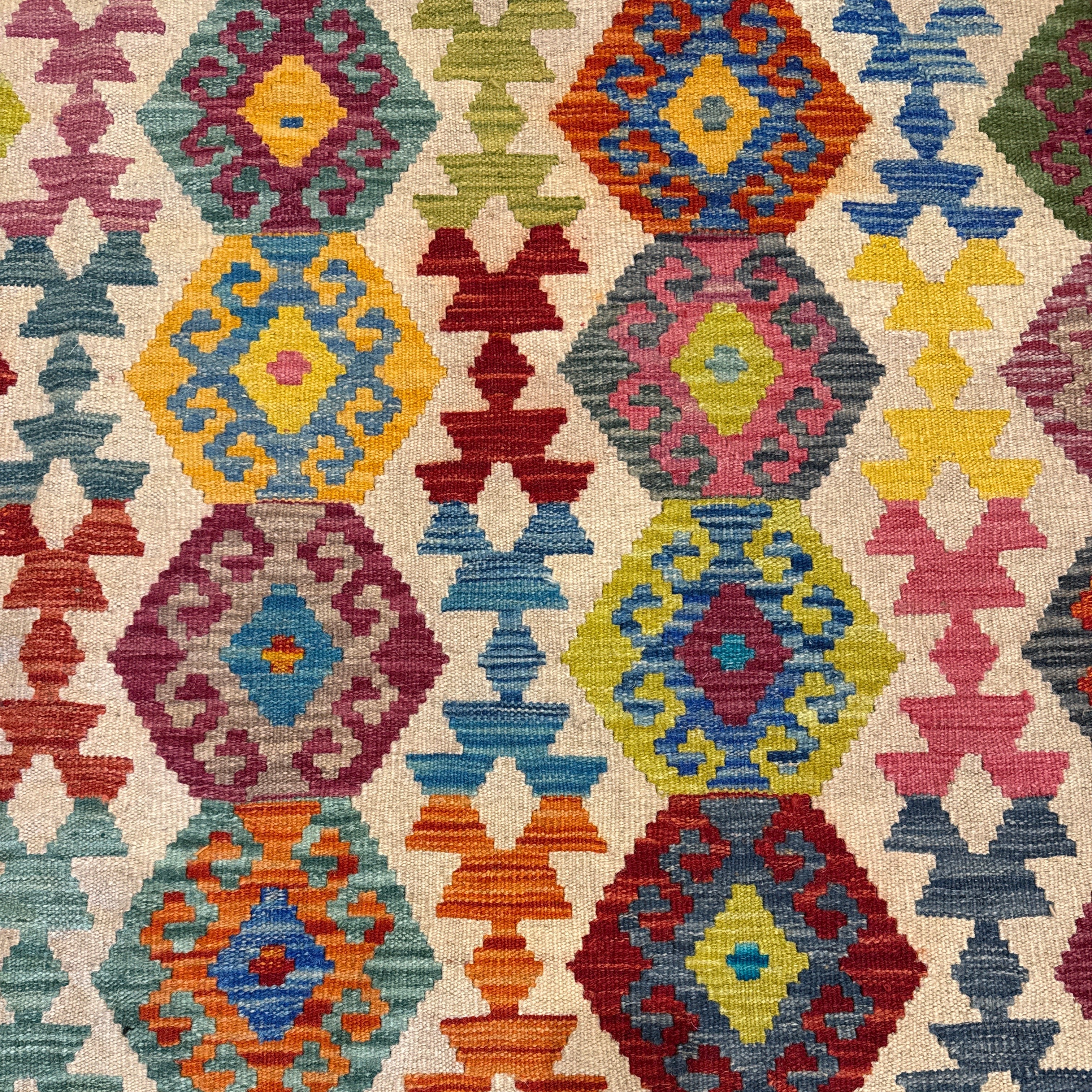 Handwoven Wool Kilim Extra Large Rug Afghanistan (10x16) - 022