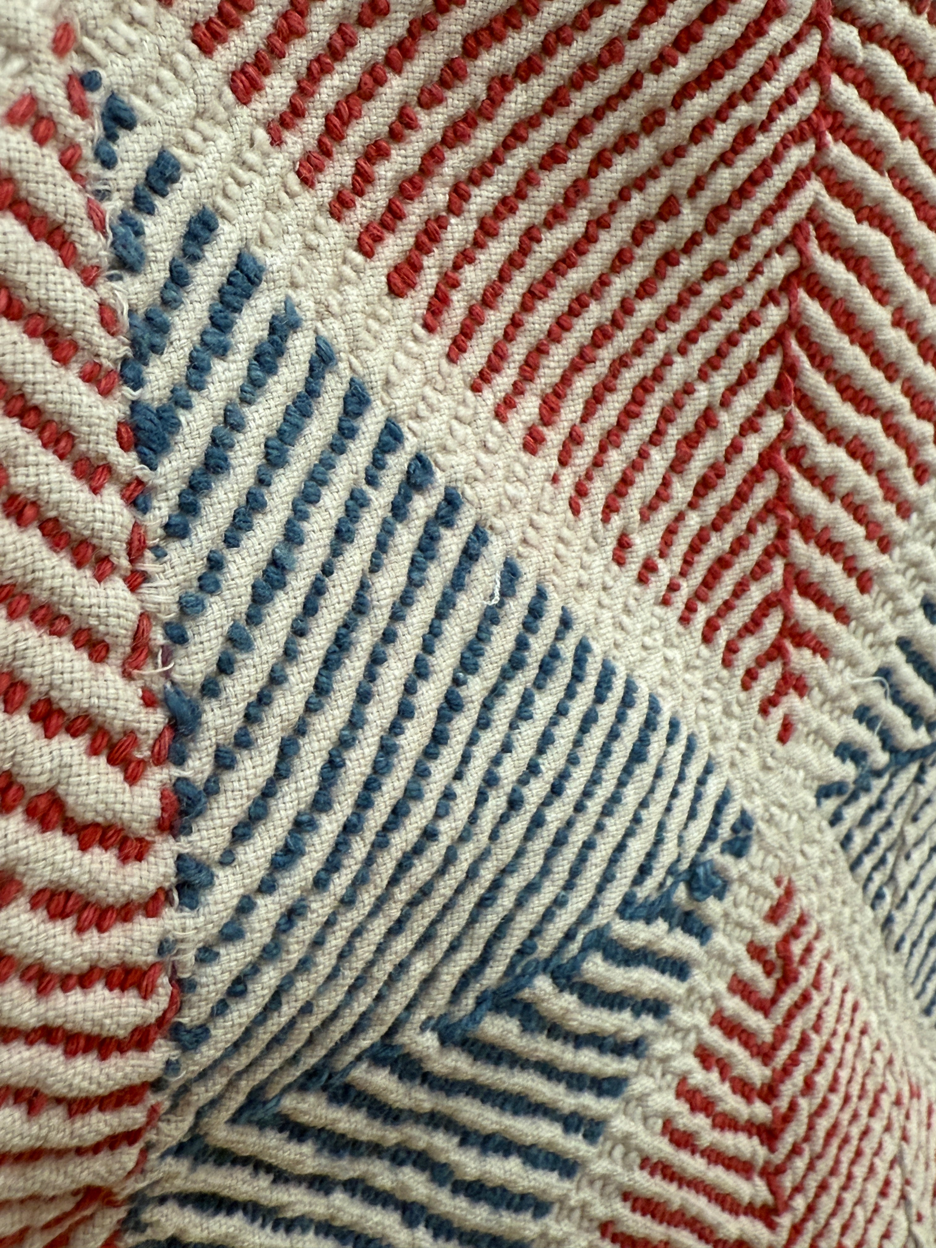 Handmade Diamond Kantha Collectors Vintage Quilt India