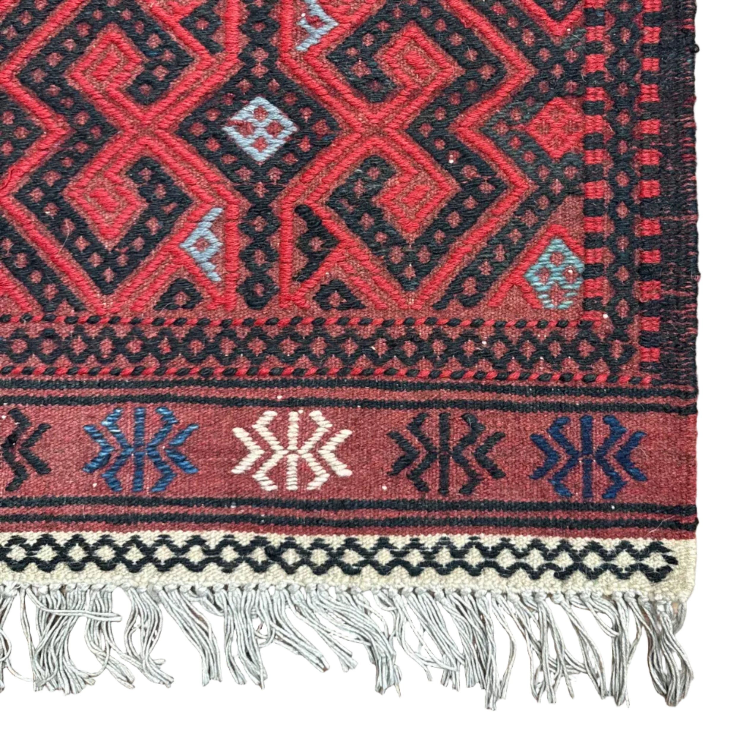 Handwoven Olami Kilim Afghanistan - 06