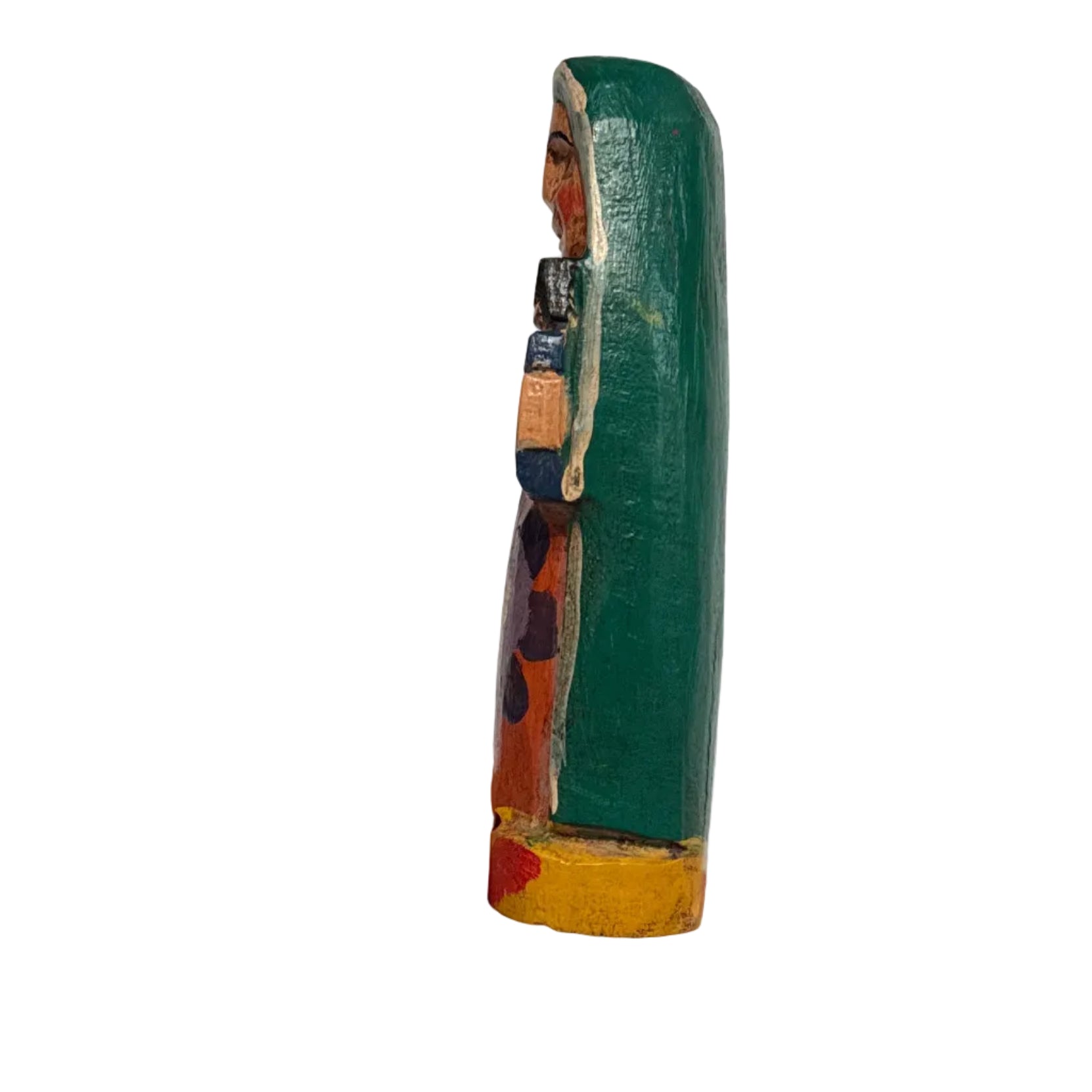 Handmade Wooden Carved Virgin Guatemala B