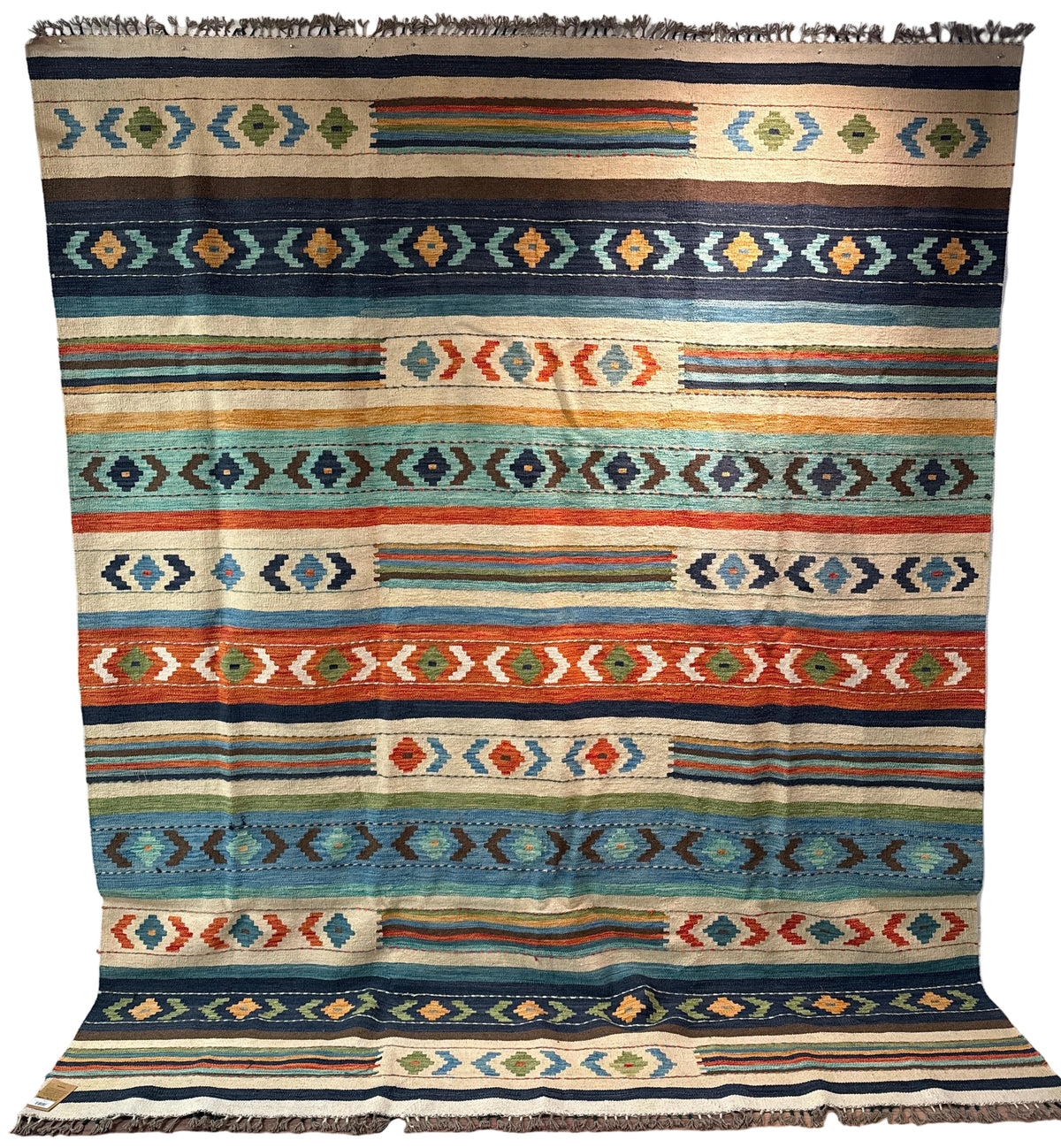 Handwoven X Large Kilim Afghanistan (8x10) - 068