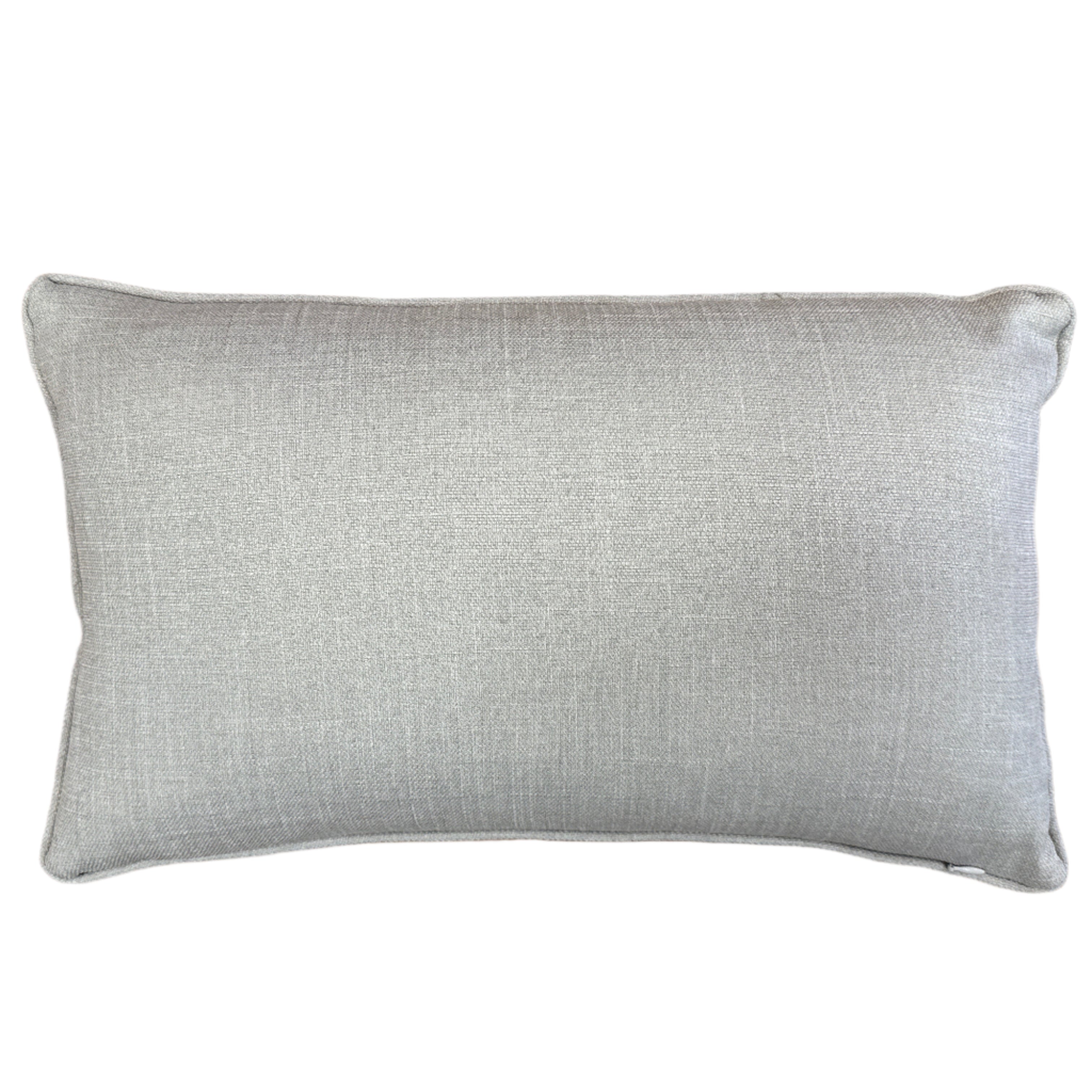 Hand Stitched Kantha Aqua Square Lumbar Pillow India (12 x 20)