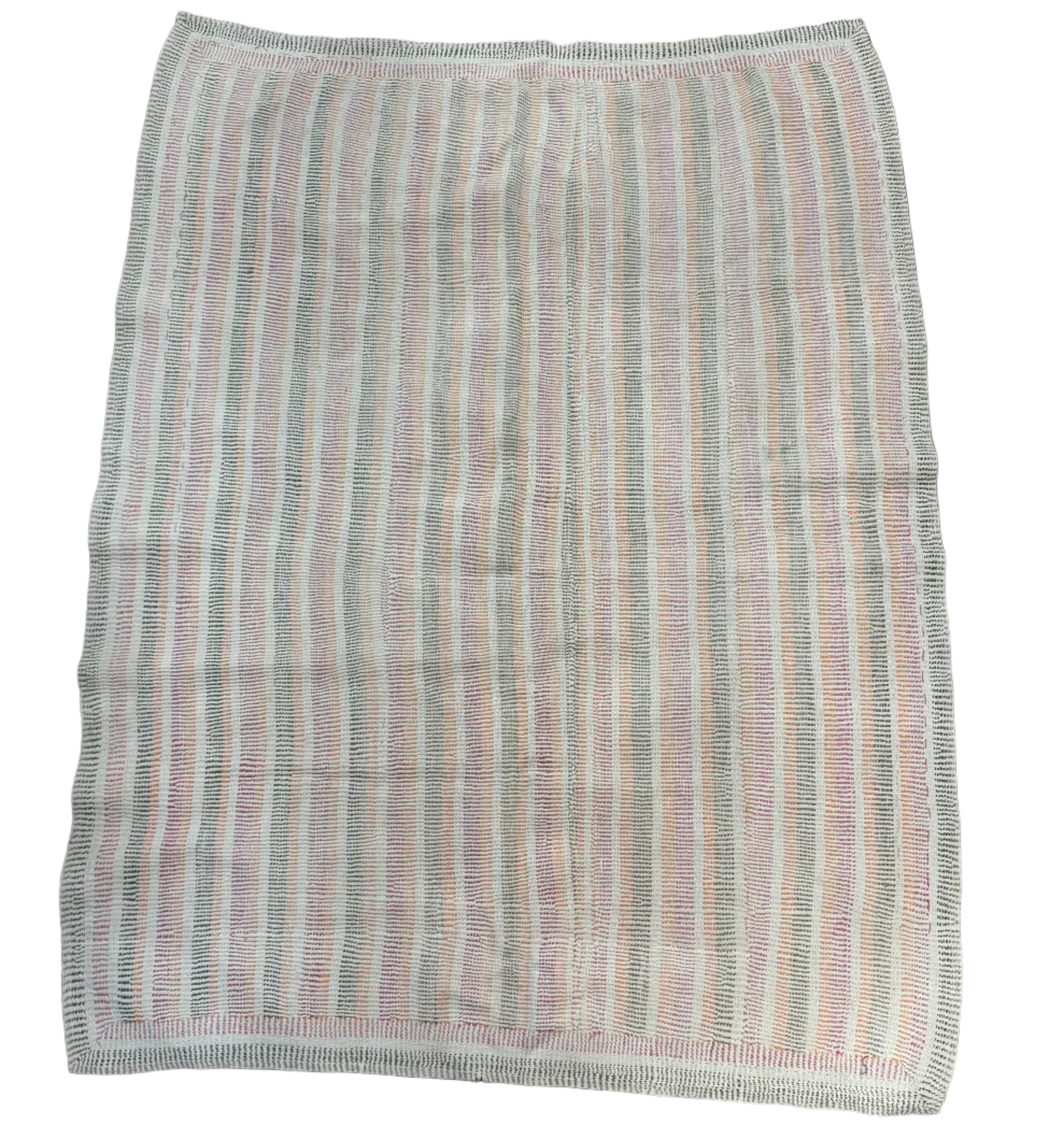 Handmade Pink Kantha Collectors Vintage Quilt India