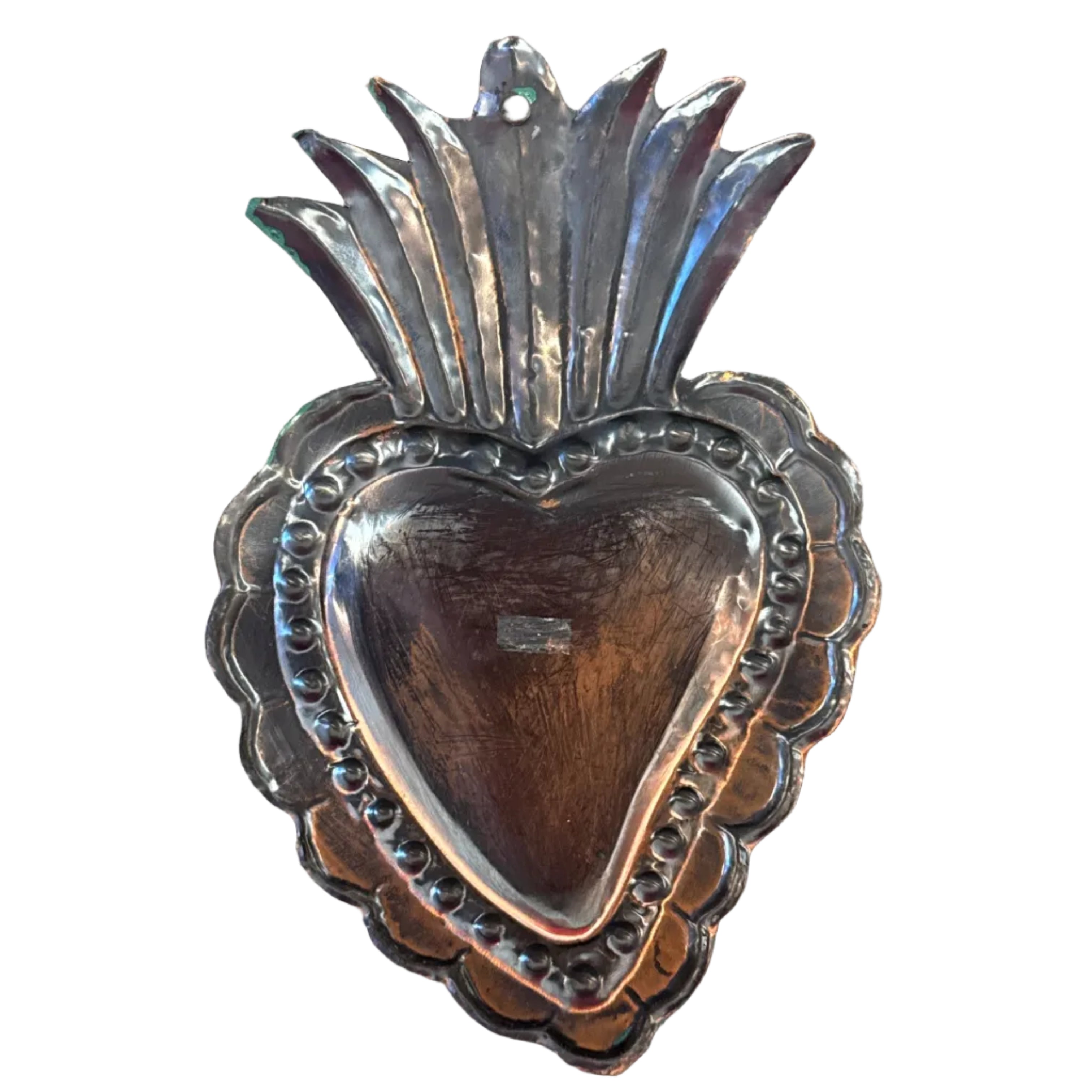 Copper Heart Milagro Peru 4.5" x 7"