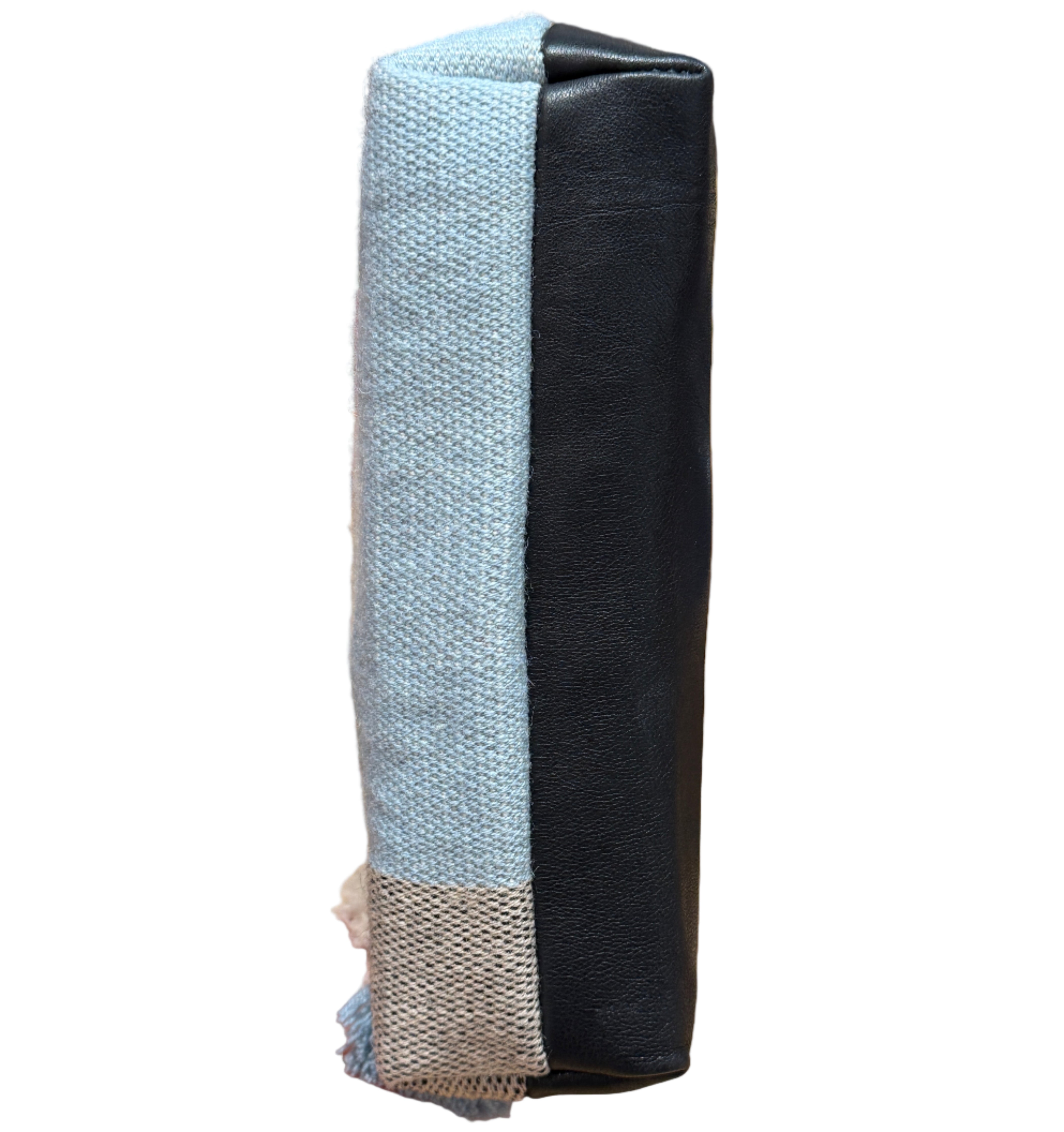 Handmade Woven Leather Neutral Cosmetic Bag Peru