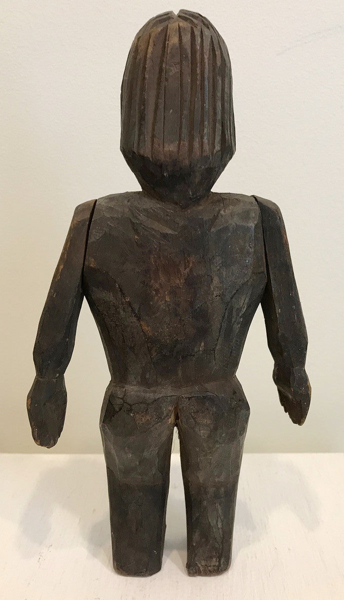 Hand Carved Wooden Figure Guatemala (4.5" x  9")