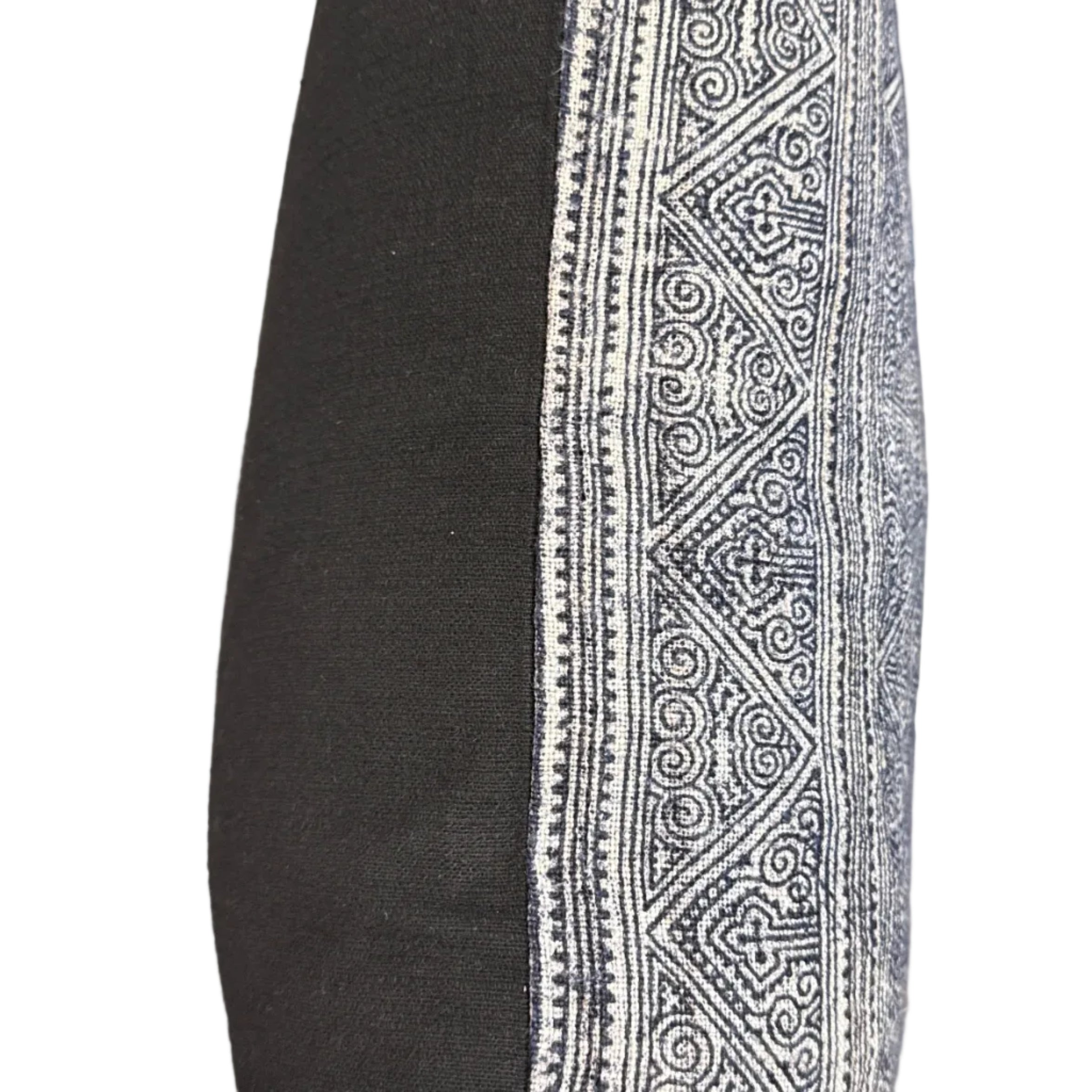 Handwoven Hemp Hmong Night Pillow Thailand (20 x 20)