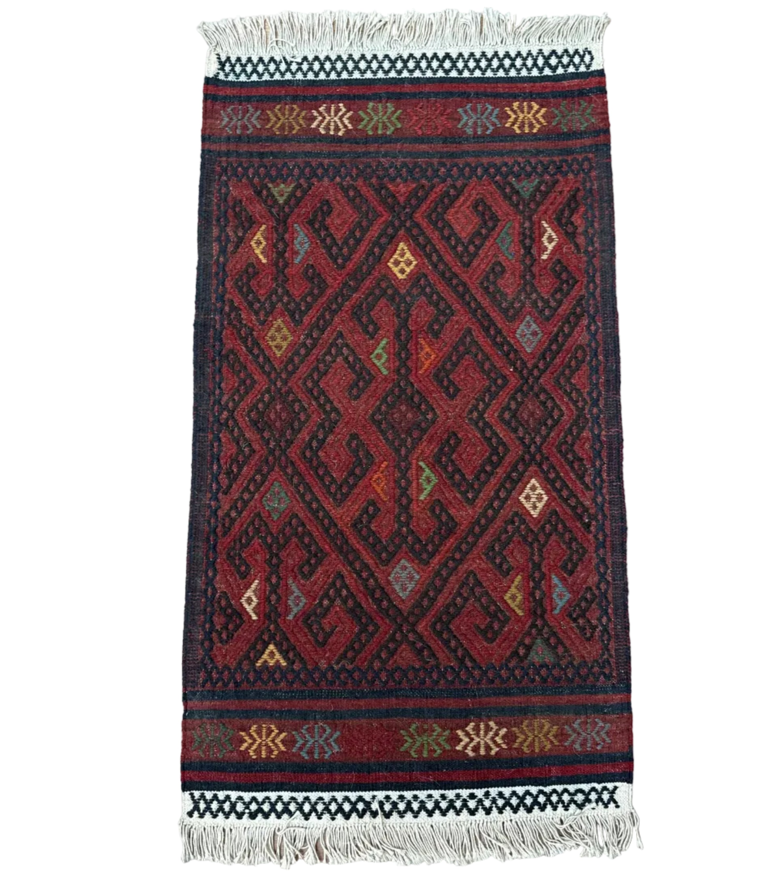 Handwoven Olami Kilim Afghanistan - 04