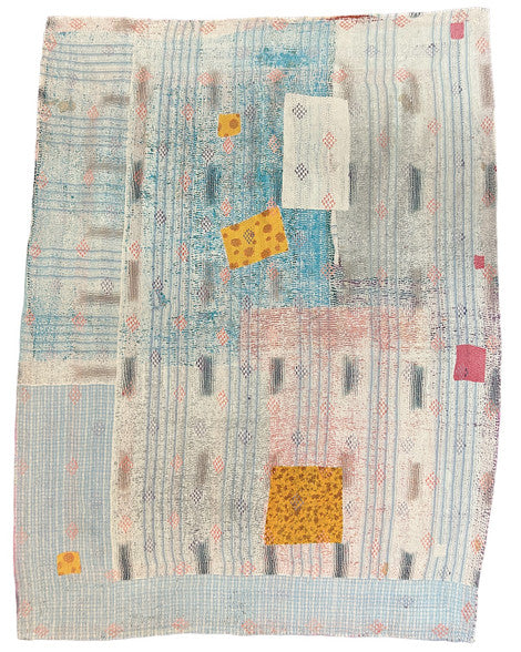Handmade Quilt Kantha Patchwork 1 India