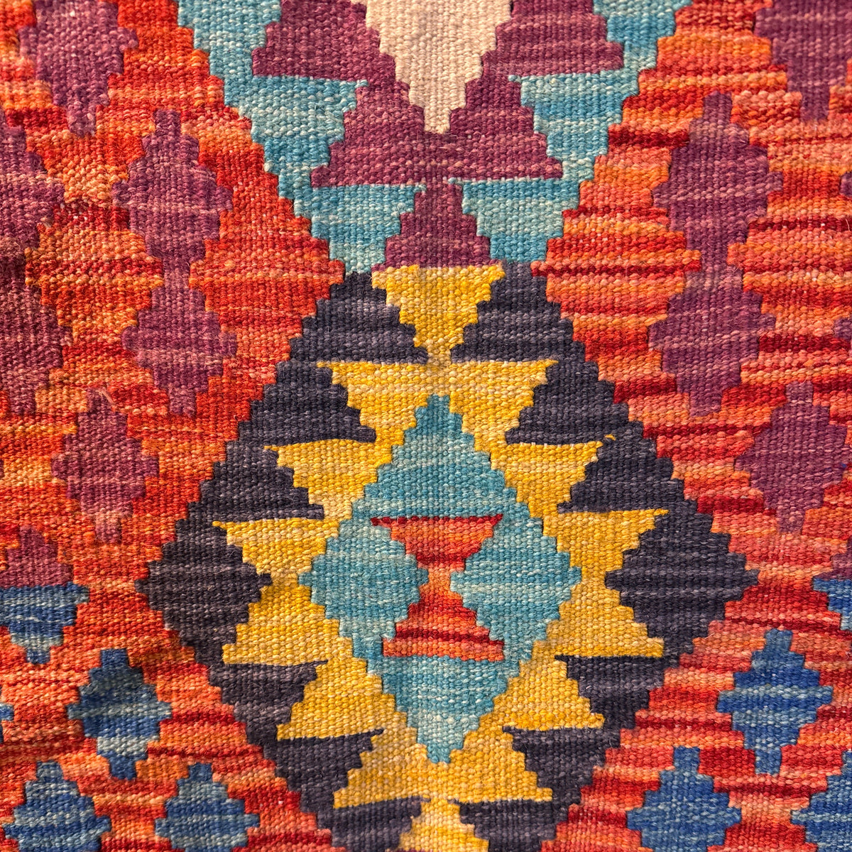 Handwoven Medium Kilim Afghanistan (4x5) - 064