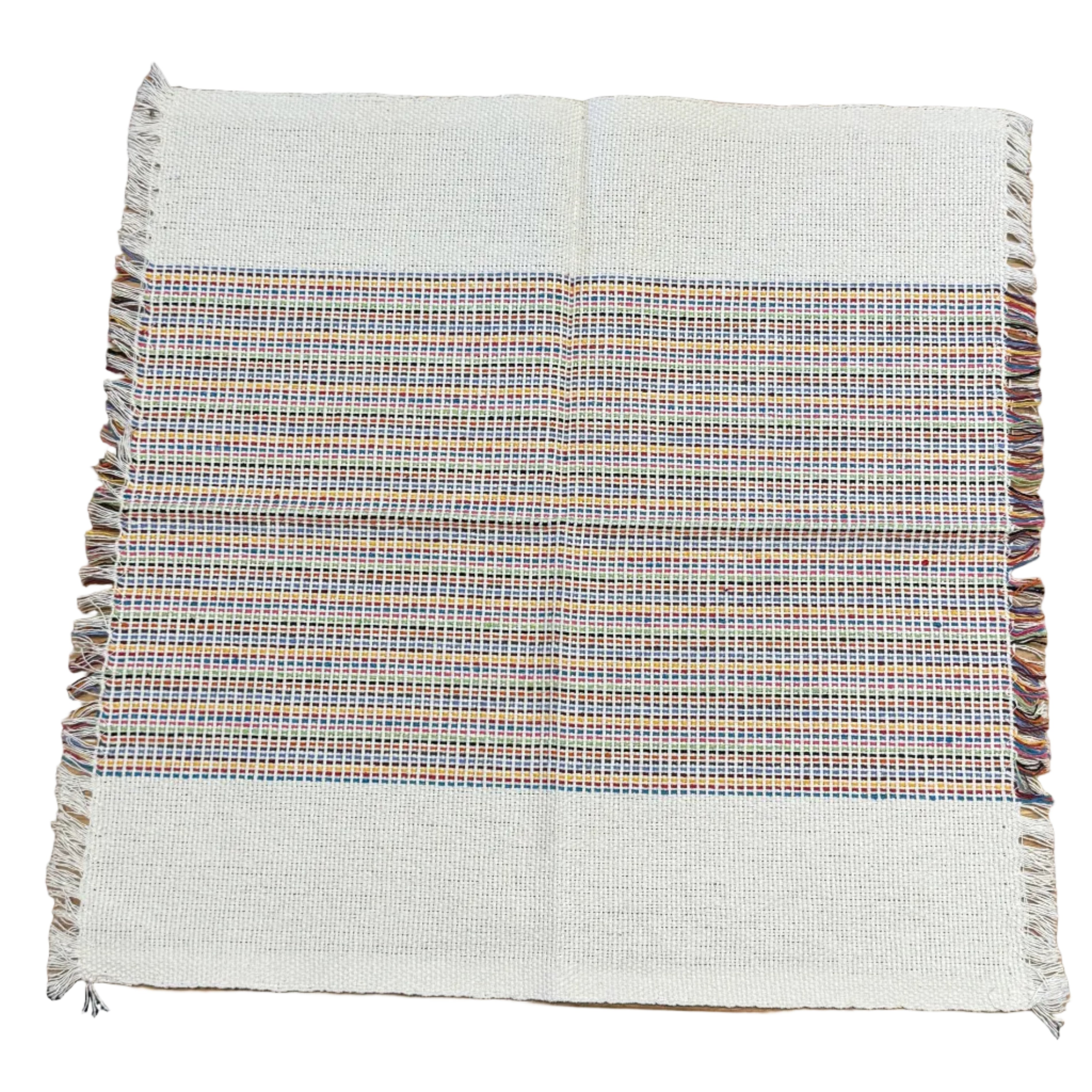 Handwoven Patzcuaro Colorful Napkins Set of 4 Mexico