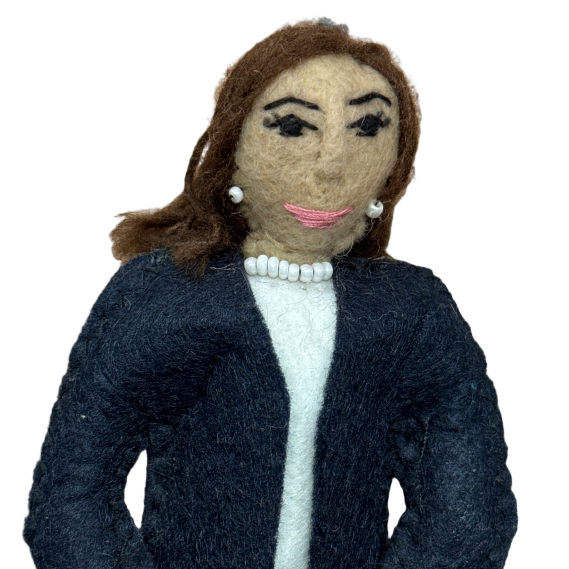 Strong Women Felt Ornament - Kamala Harris