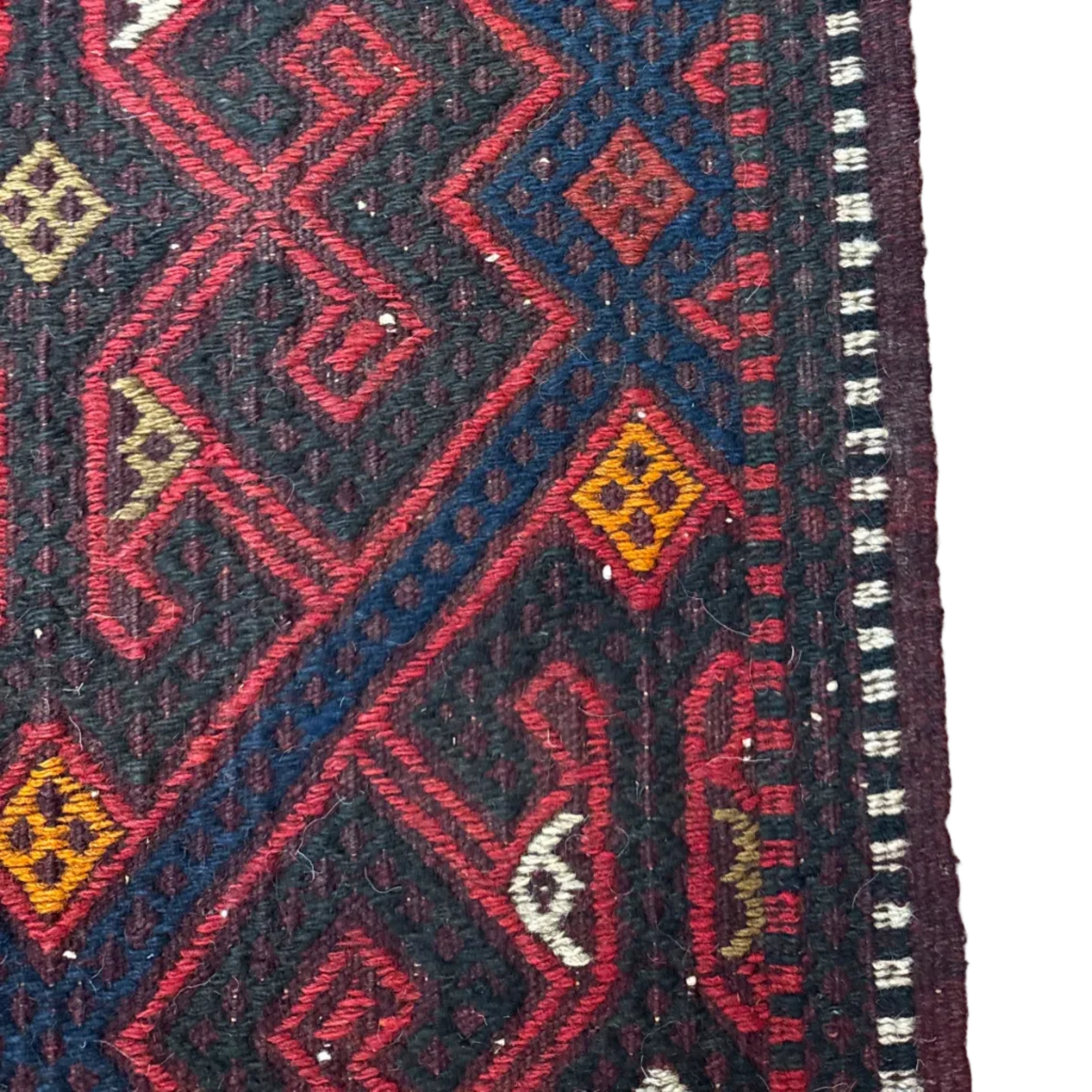 Handwoven Olami Kilim Afghanistan - 05