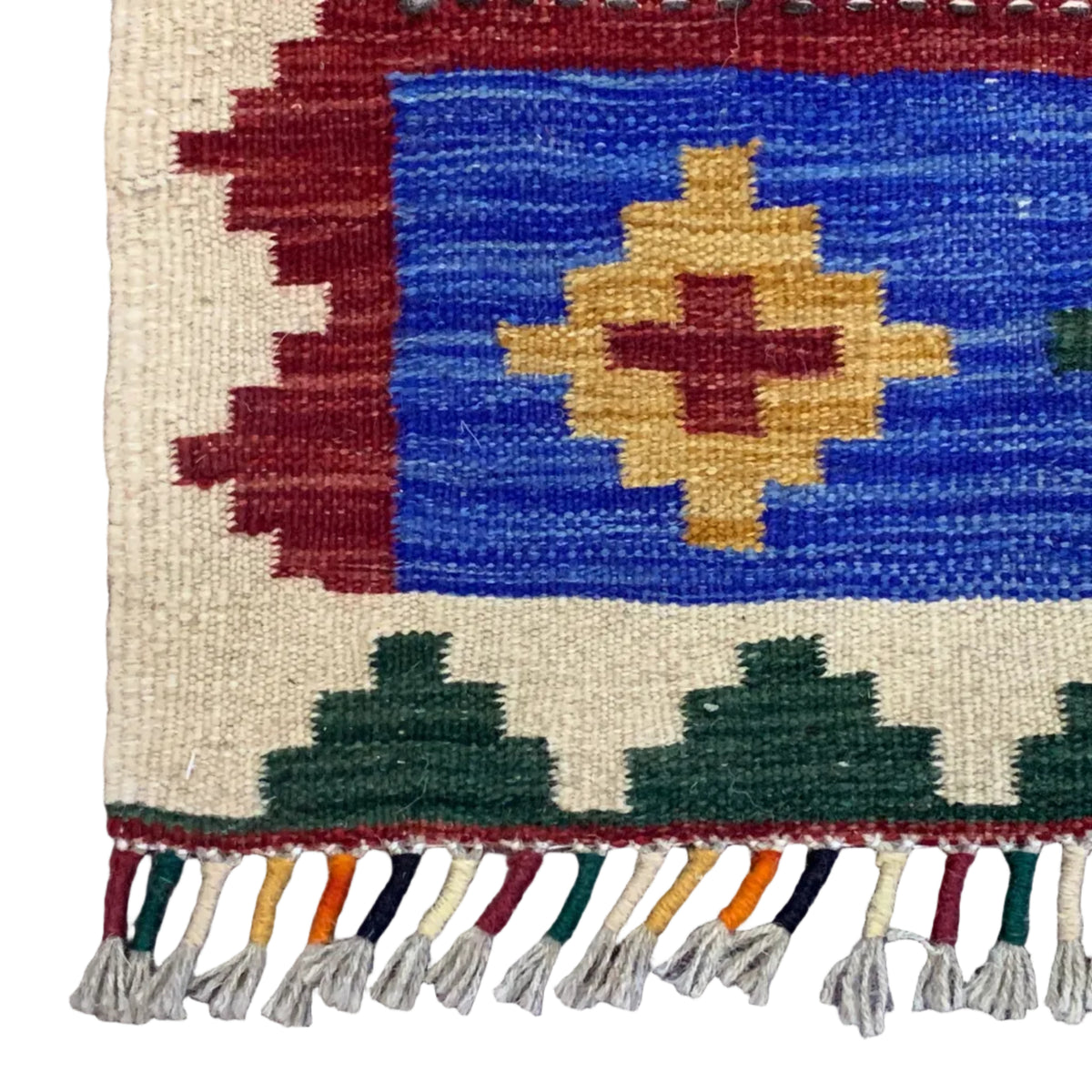 Handwoven Small Kilim Afghanistan (3x10) - 007