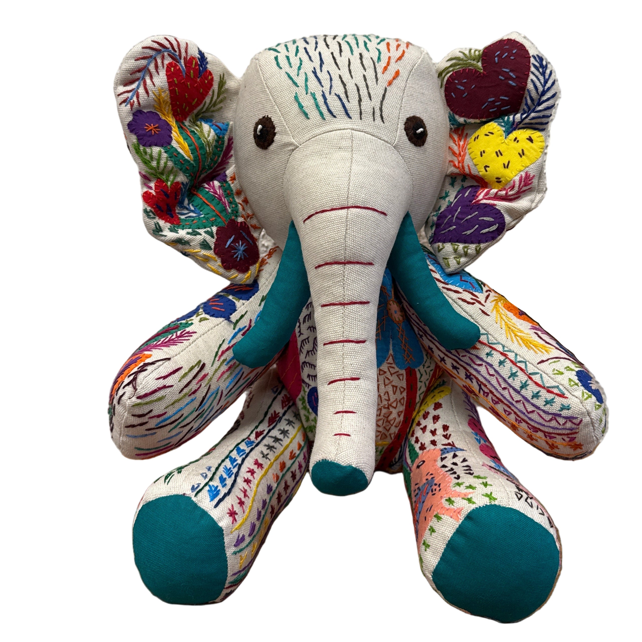 Embroidered White Elephant South Africa