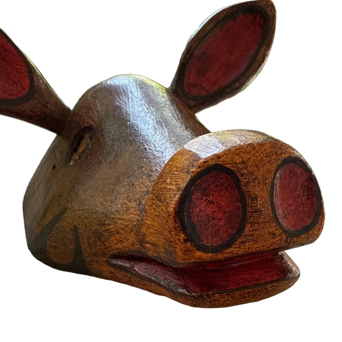 Wooden Pig Mask Small Guatemala