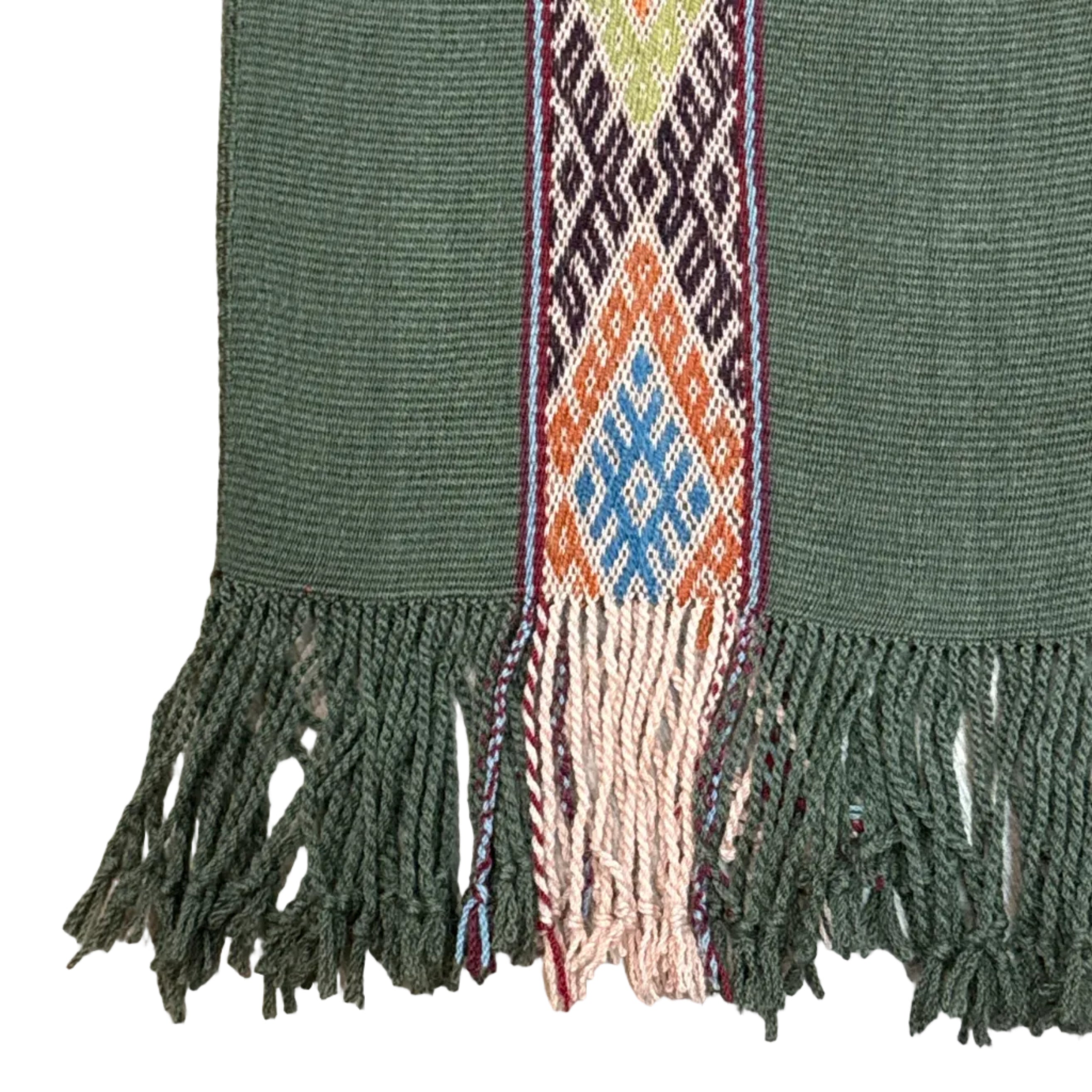 Handwoven Arcoiris Merino and Alpaca Throw Peru