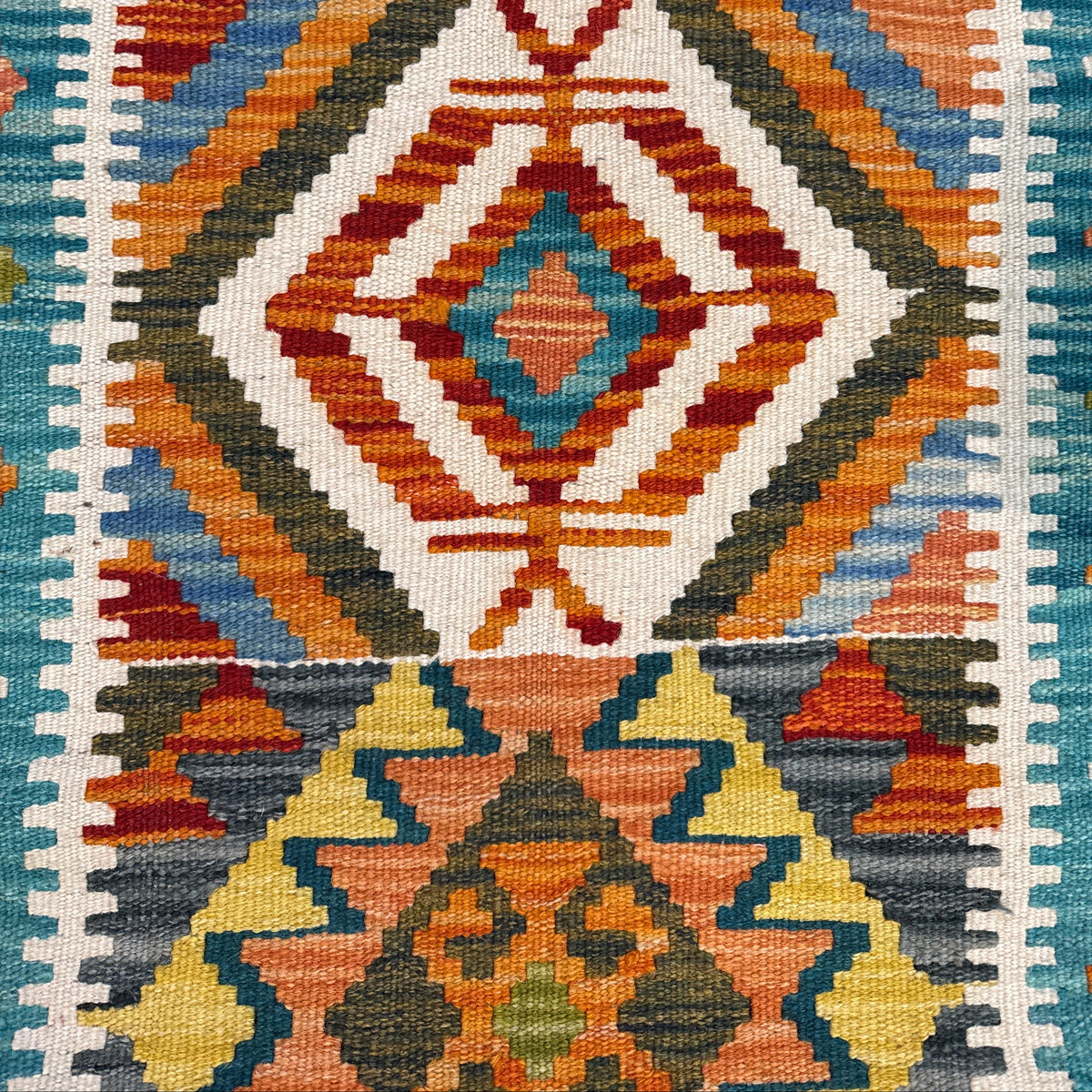 Handwoven Runner Kilim Afghanistan (2x6.5) - 071