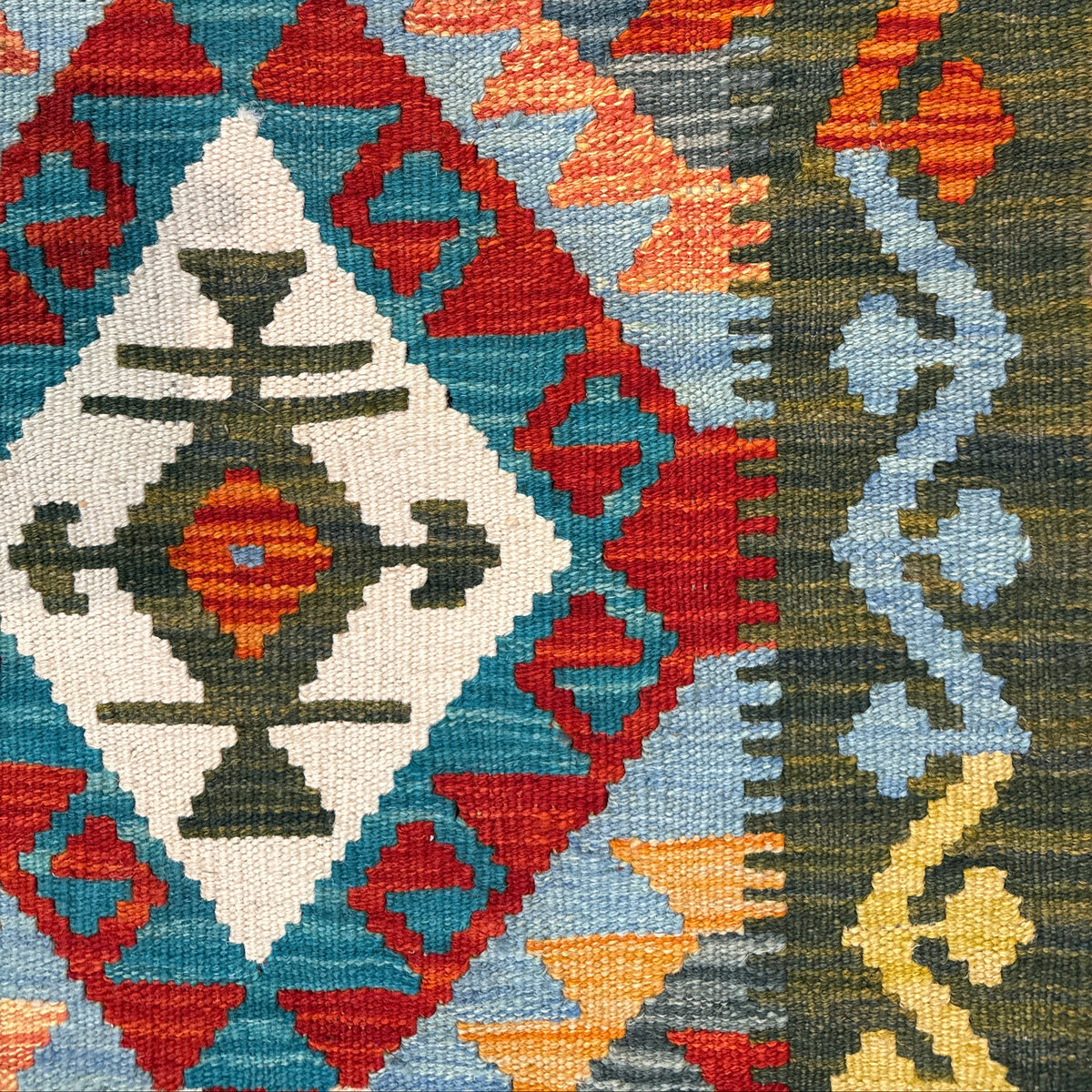 Handwoven Runner Kilim Afghanistan (2x6) - 072