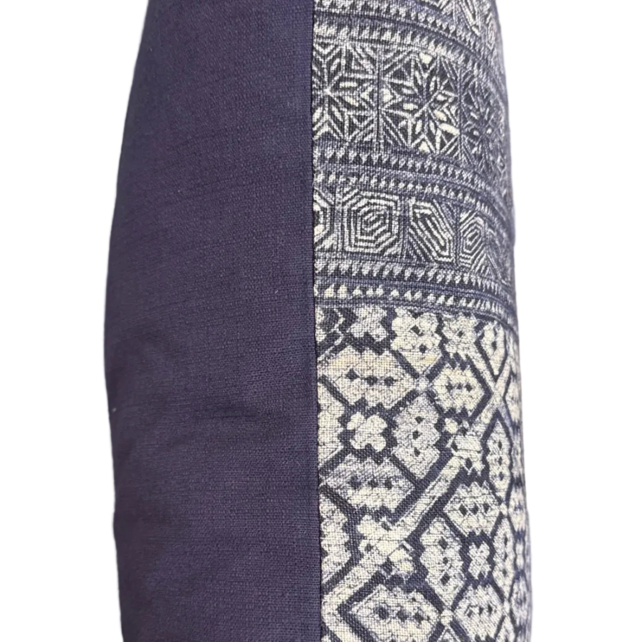 Handwoven Vintage Hemp Hmong Pillow Thailand (20 x 20)