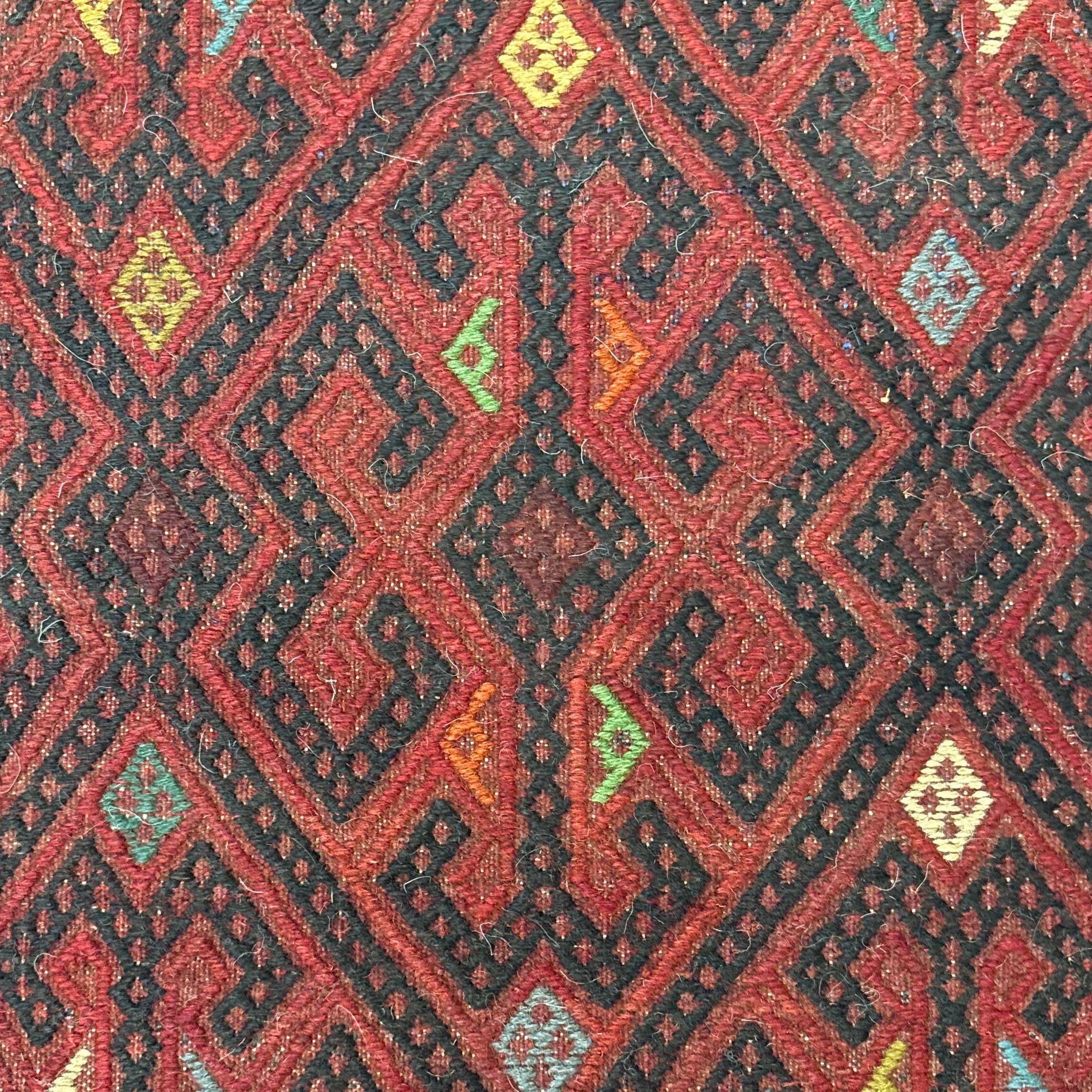 Handwoven Olami Kilim Afghanistan - 04